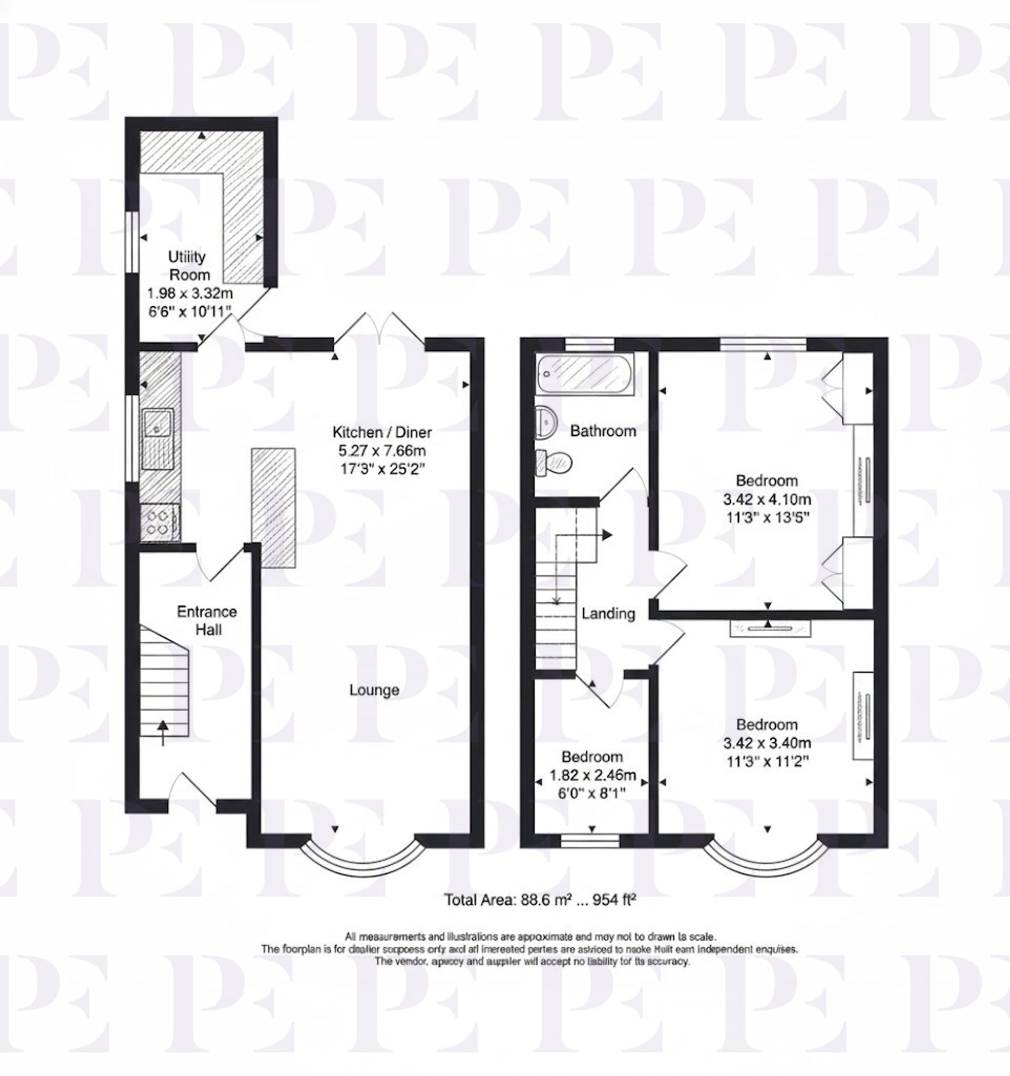 Barrie Road, Hinckley, LE10 Floorplan