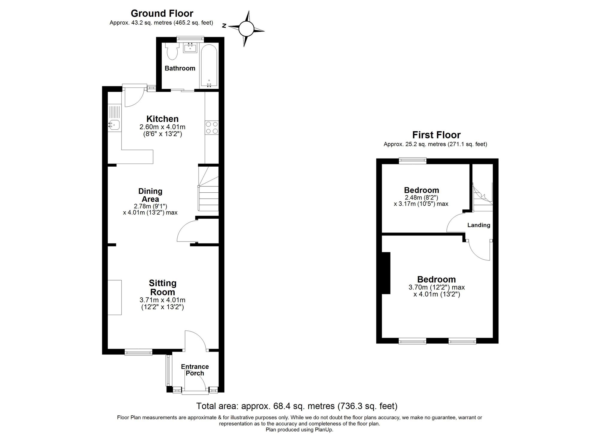 2 Bedroom Cottage For Sale - Upper Green, Ickleford, SG5 Floor Plan