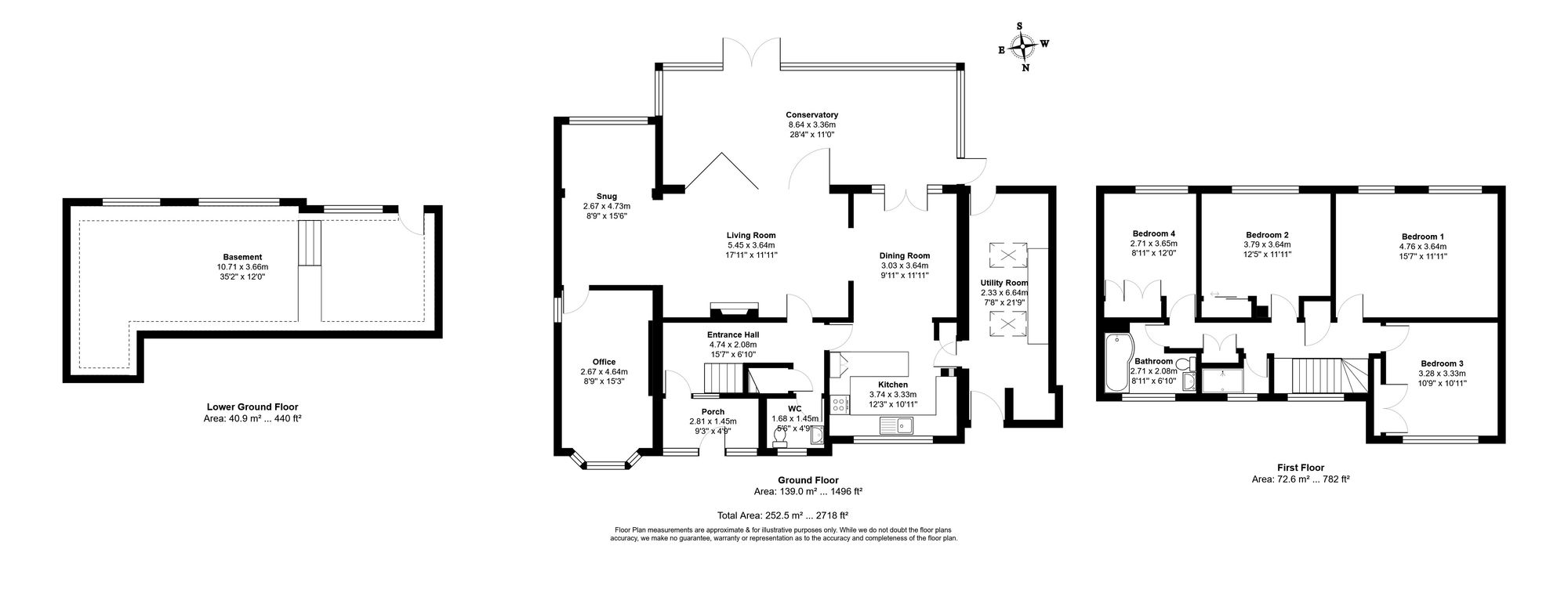 4 Bedroom House For Sale - The Ridgeway, Hitchin, SG5 Floor Plan