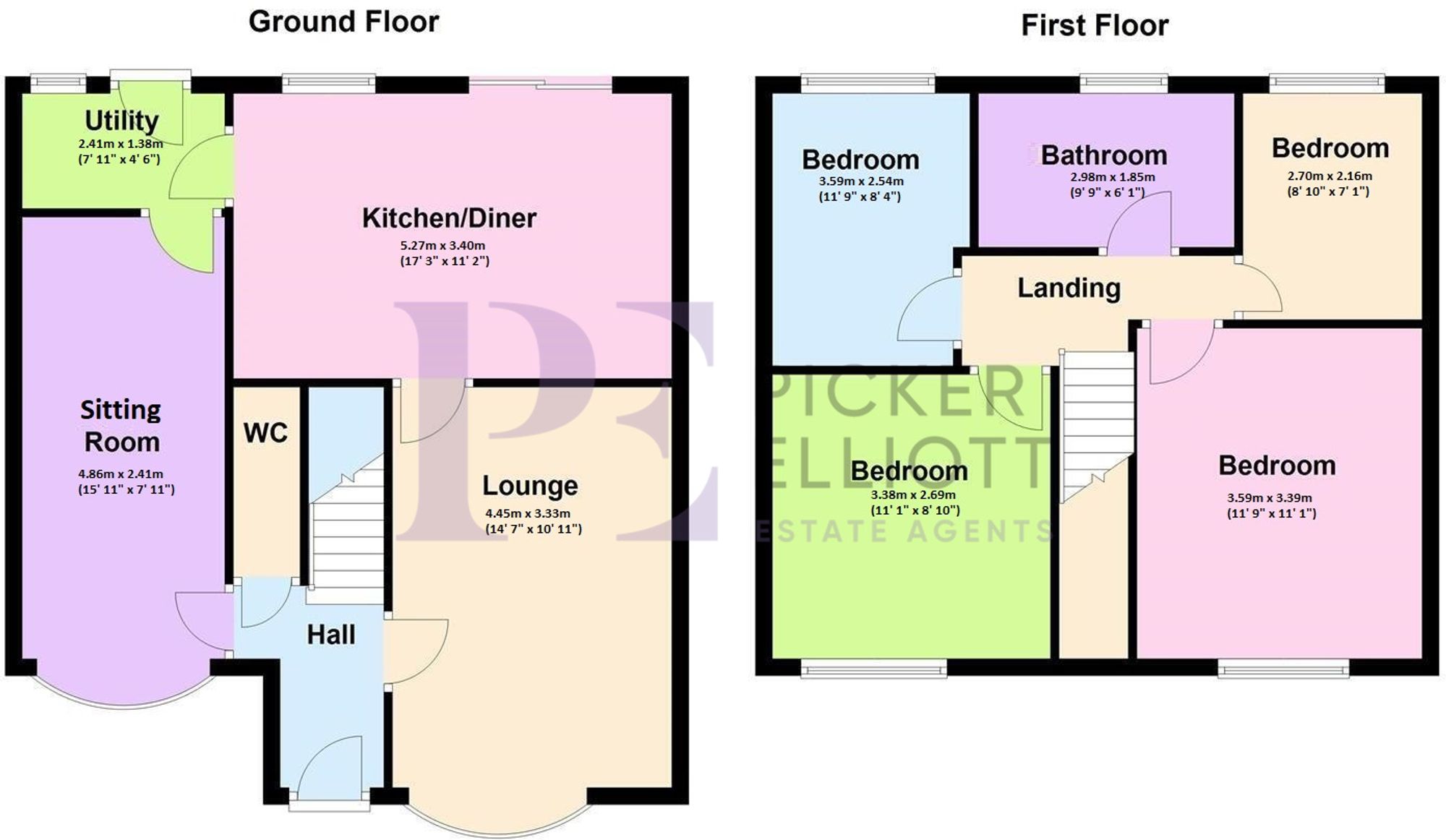 Grange Drive, Burbage, LE10 Floorplan