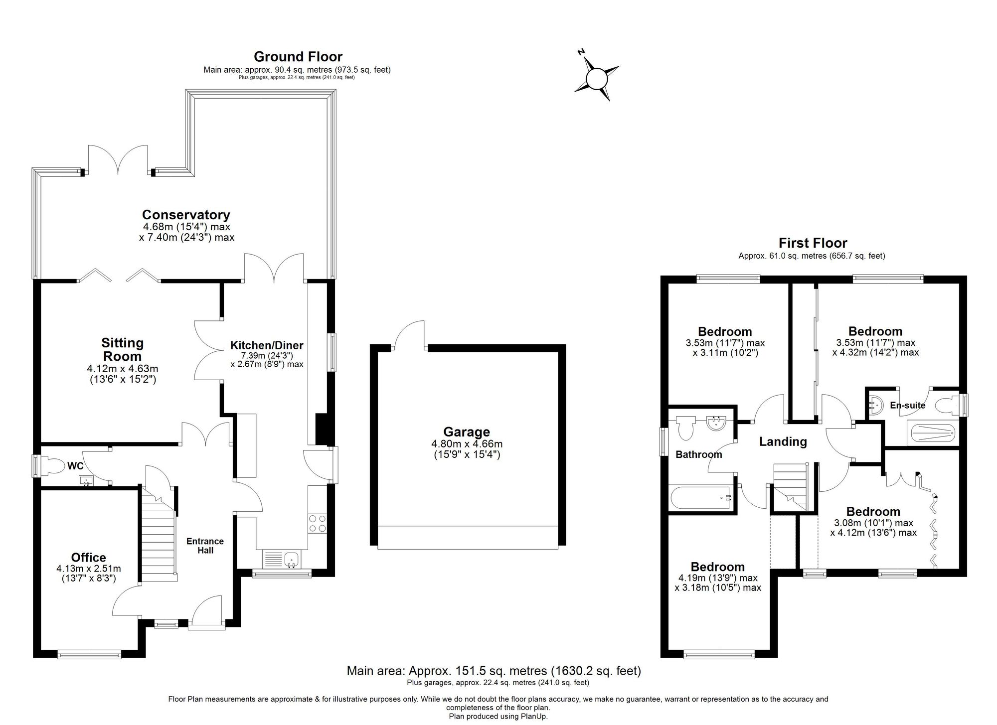 4 Bedroom House For Sale - Wedgewood Road, Hitchin, SG4 Floor Plan