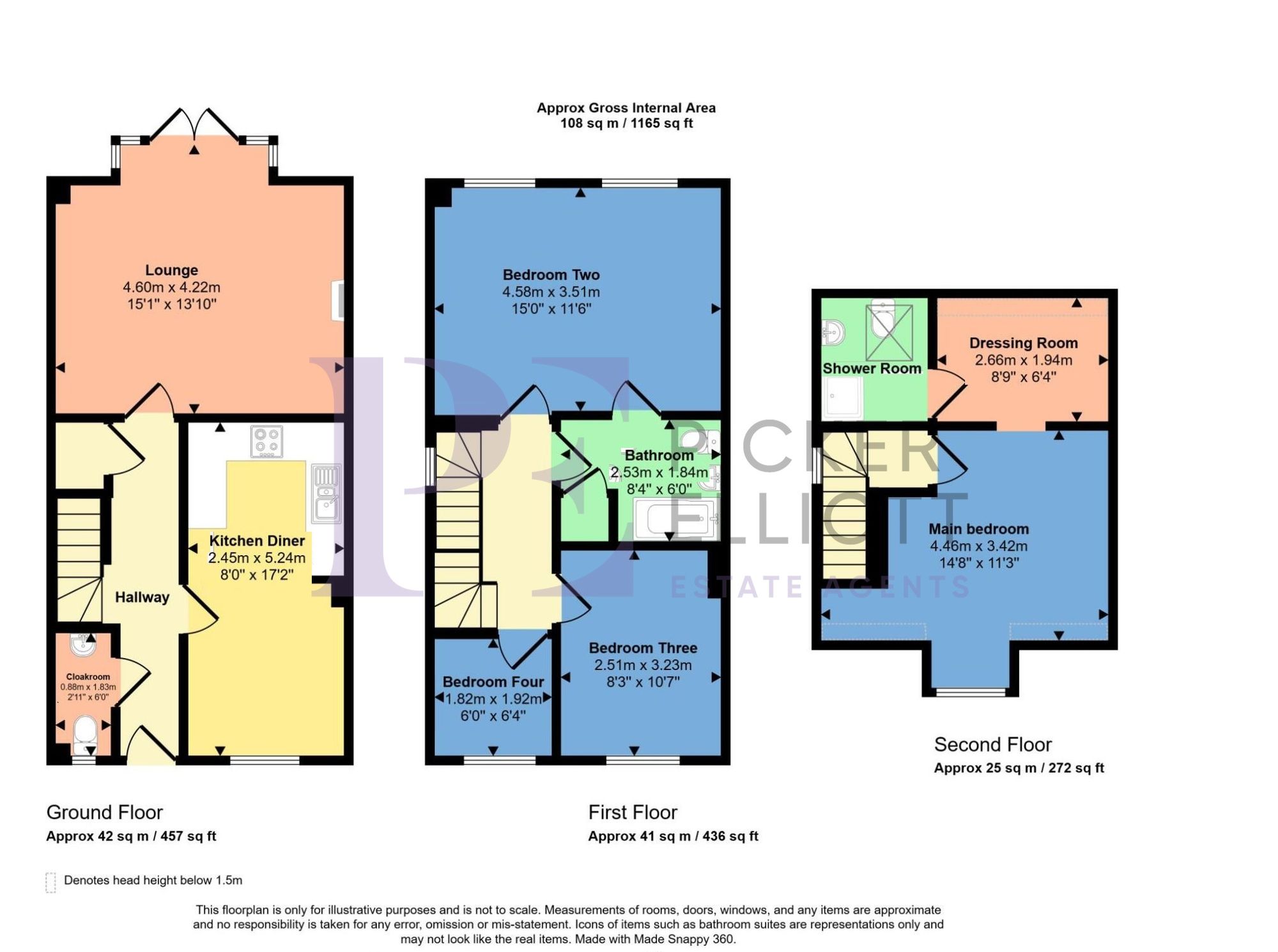 Richmond Gate, Hinckley, LE10 Floorplan