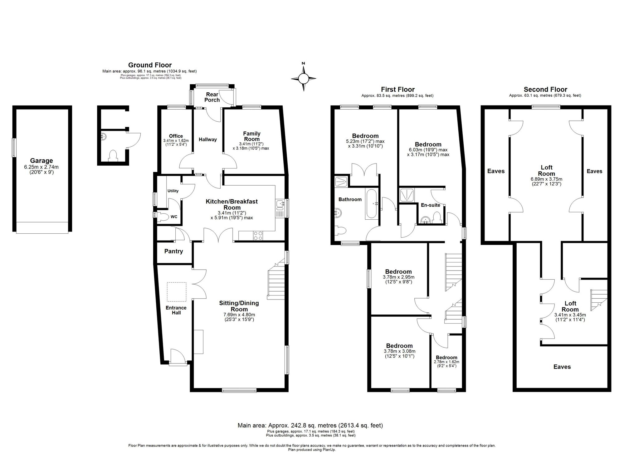 5 Bedroom House For Sale - Clifton Road, Shefford, SG17 Floor Plan