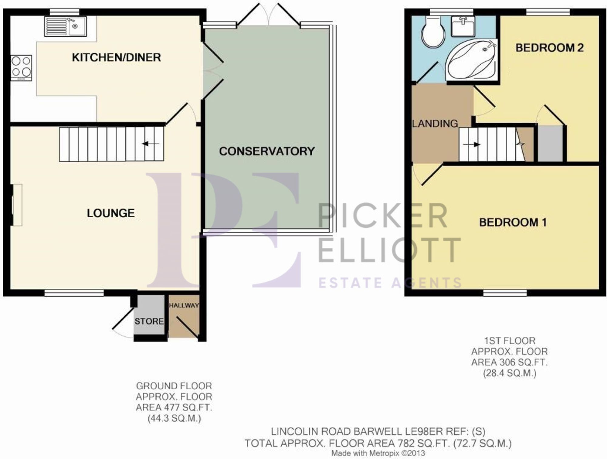Lincoln Road, Barwell, LE9 Floorplan