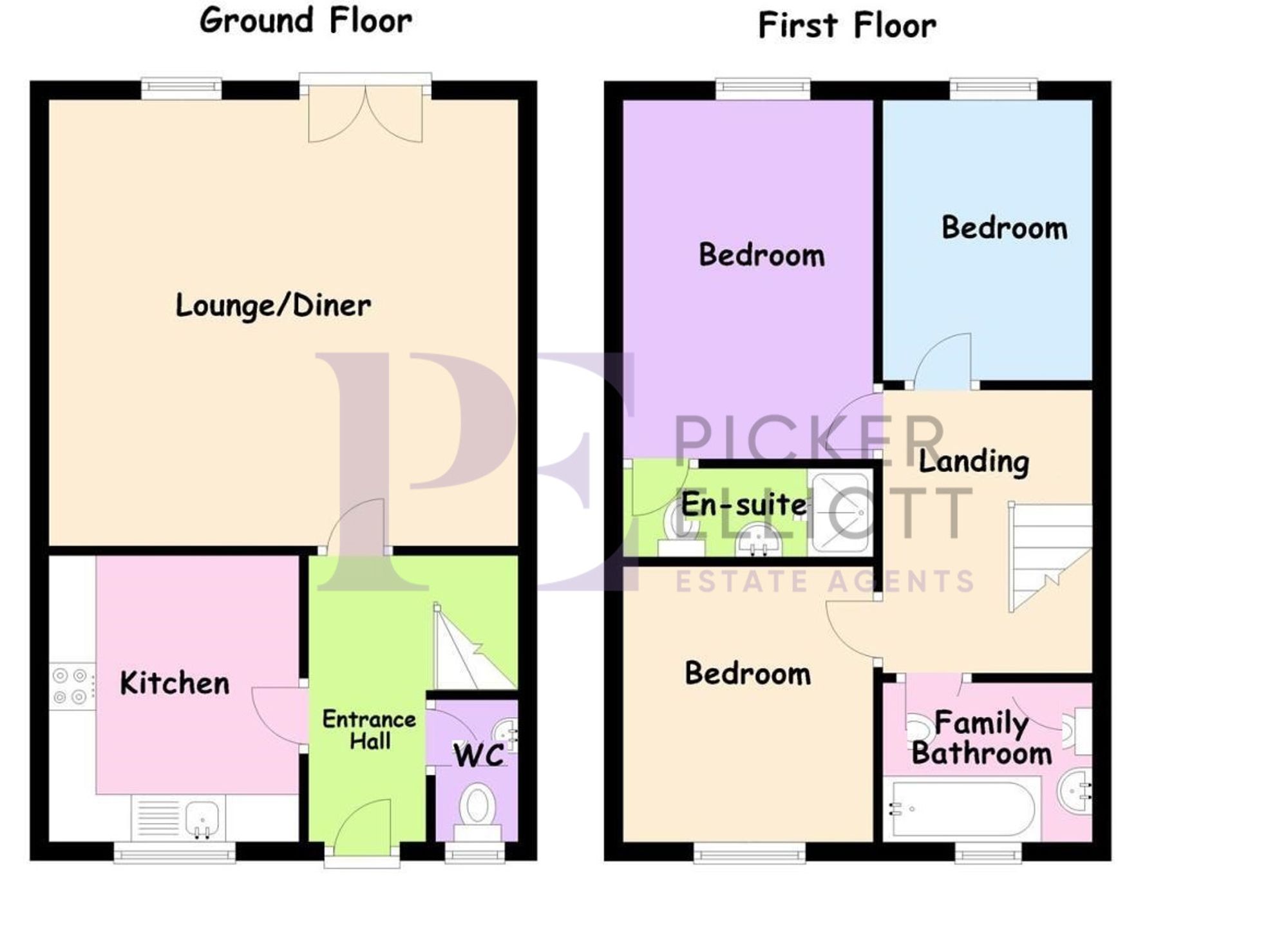 Greyhound Croft, Hinckley, LE10 Floorplan