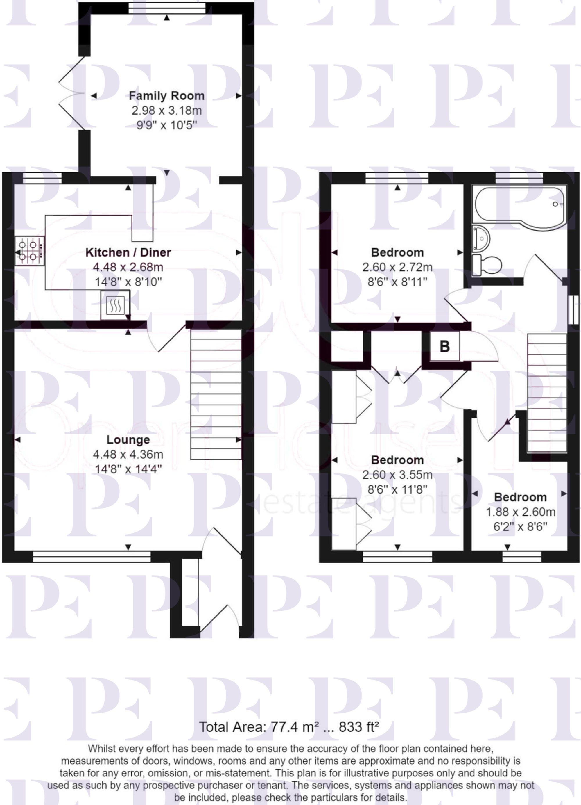 Clifton Way, Hinckley, LE10 Floorplan