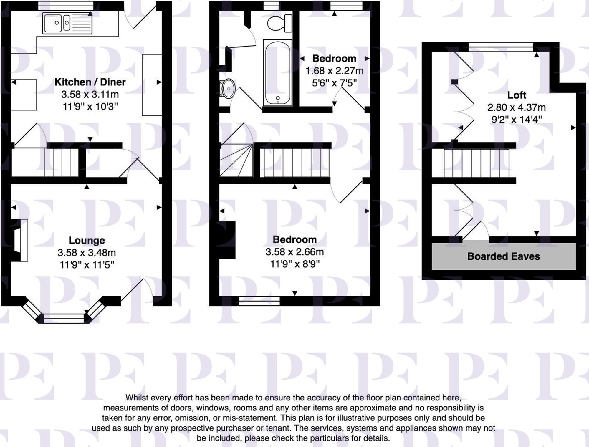 Charnwood Road, Hinckley, LE10 Floorplan