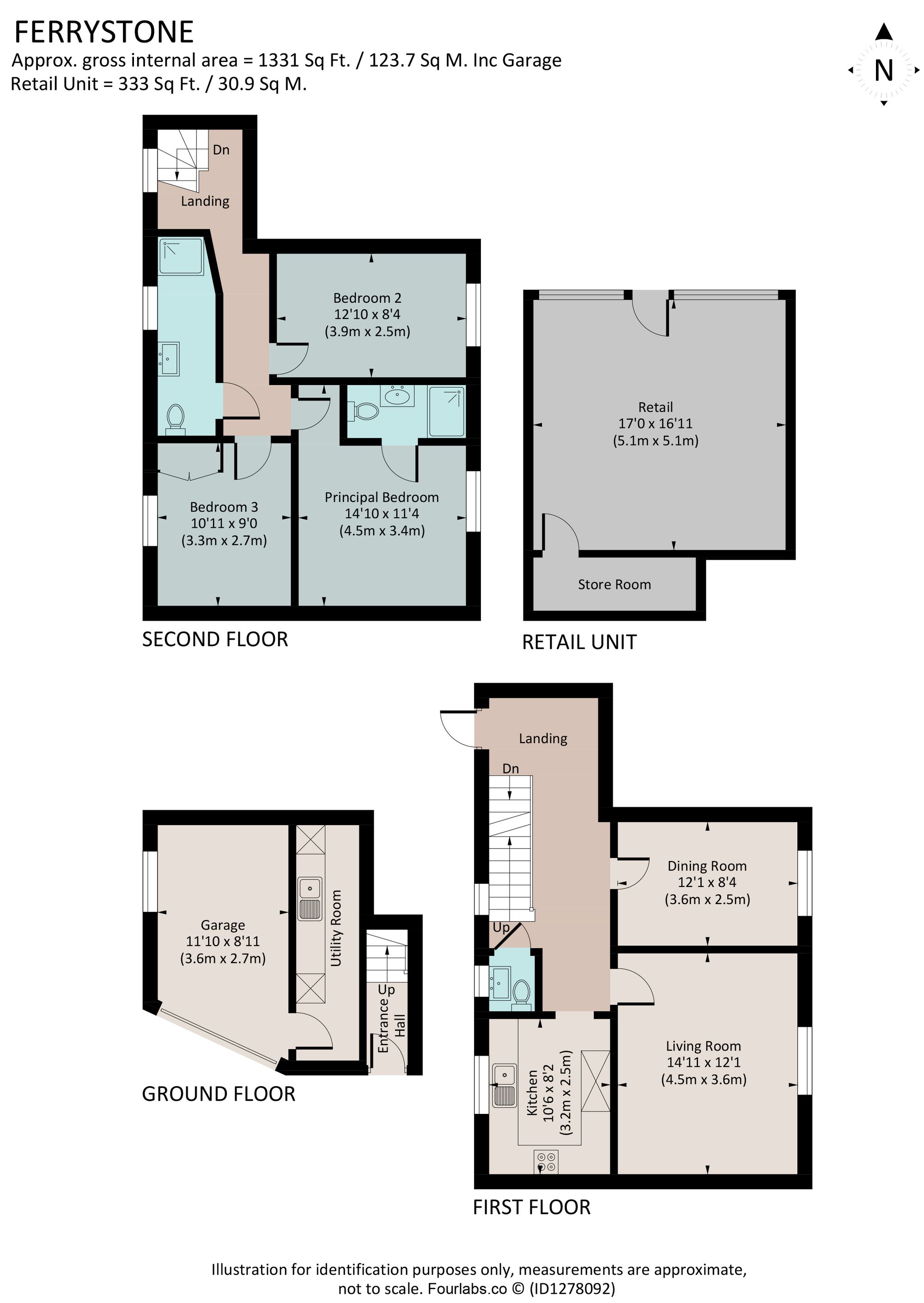 Ferrystone, The Square, Kingswear, Dartmouth floorplan