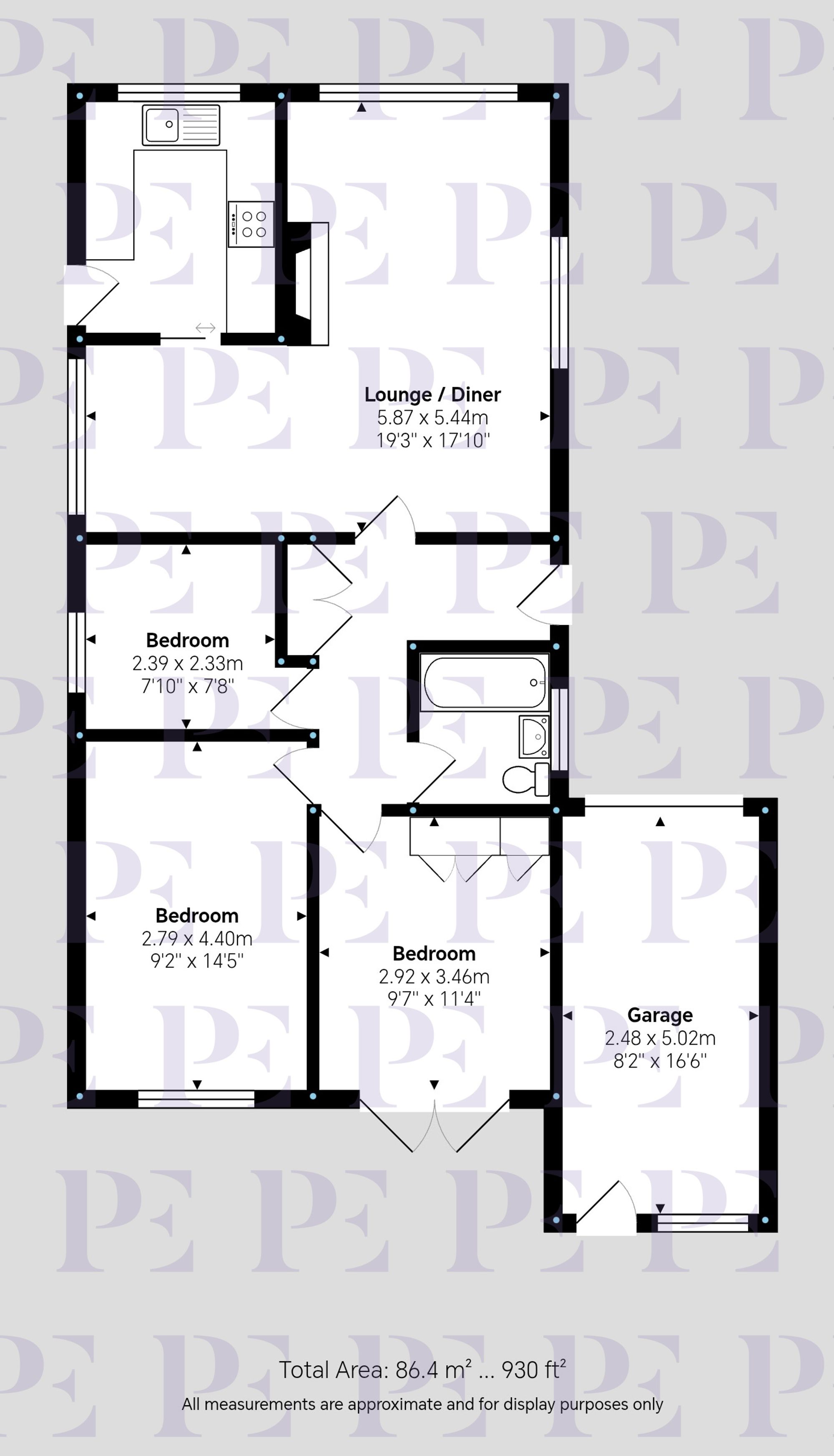 Kirfield Drive, Hinckley, LE10 Floorplan
