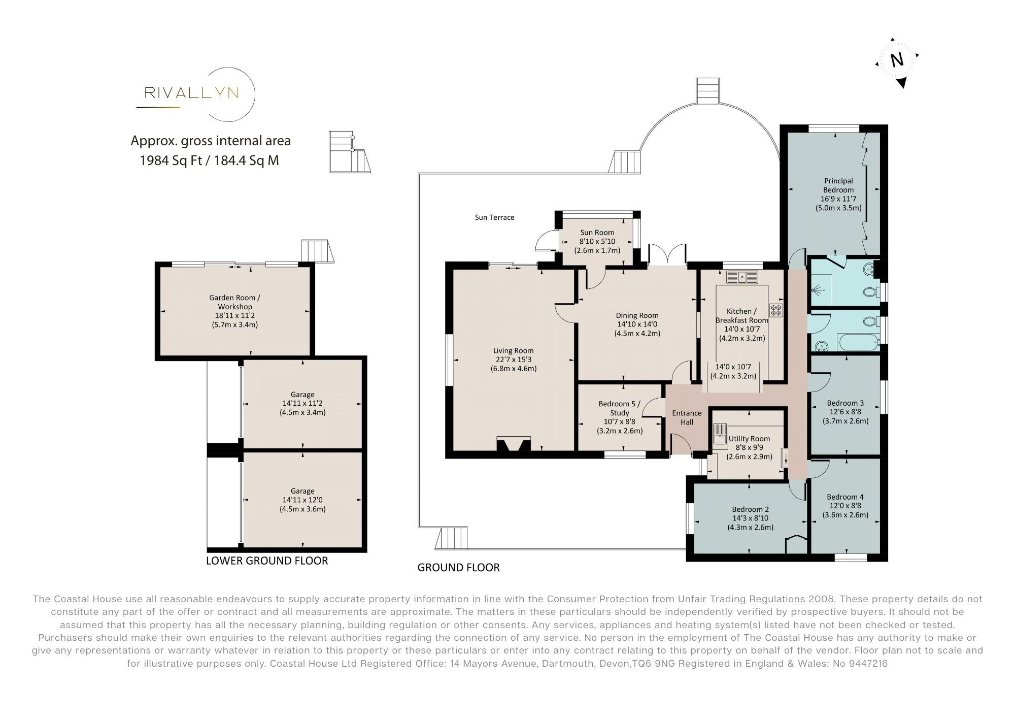 Rivallyn, Orchard Close, Stoke Gabriel floorplan
