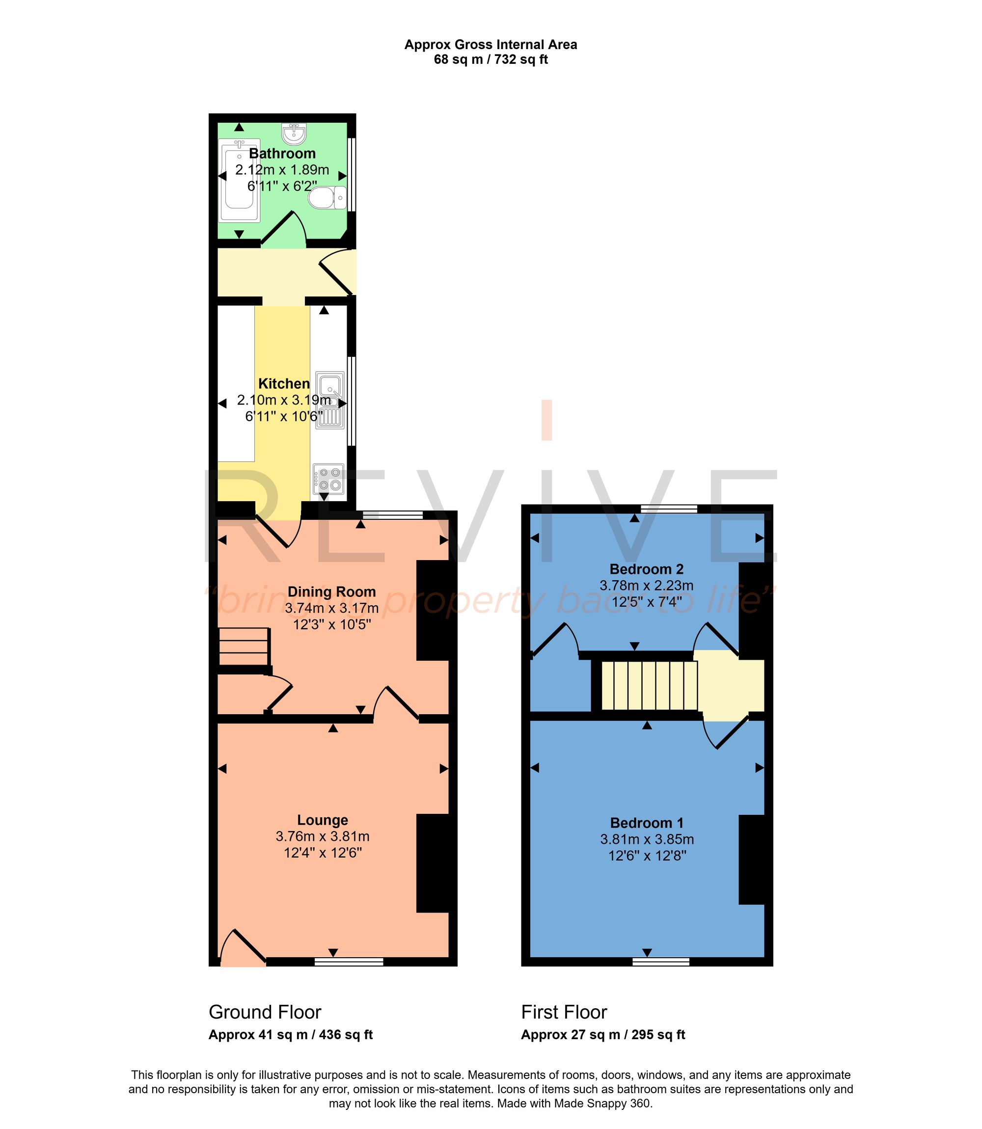 Floor plan for 2 Bedroom Other, St. Marys Avenue, Liverpool, L4