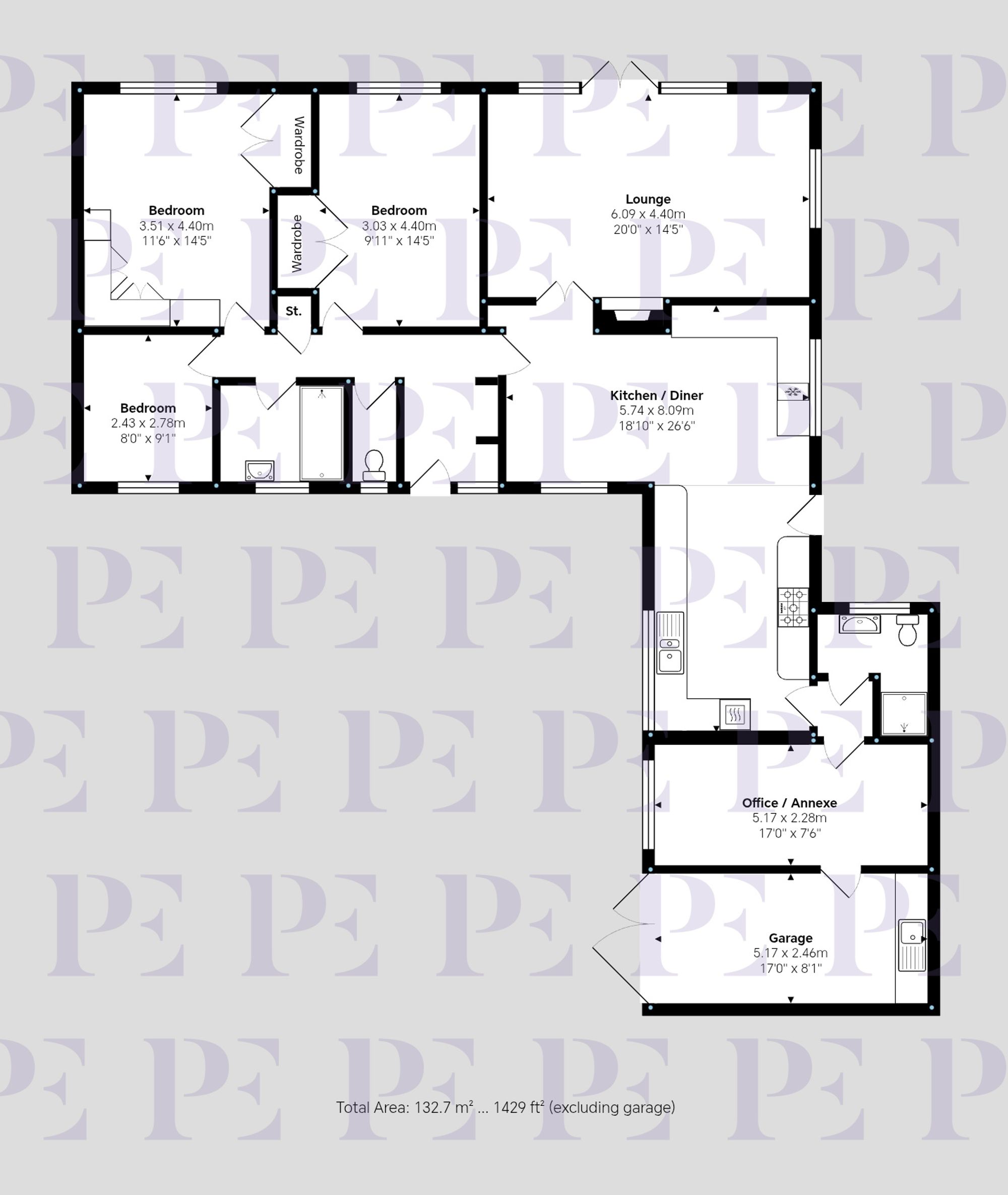 Station Road, Higham-On-The-Hill, CV13 Floorplan