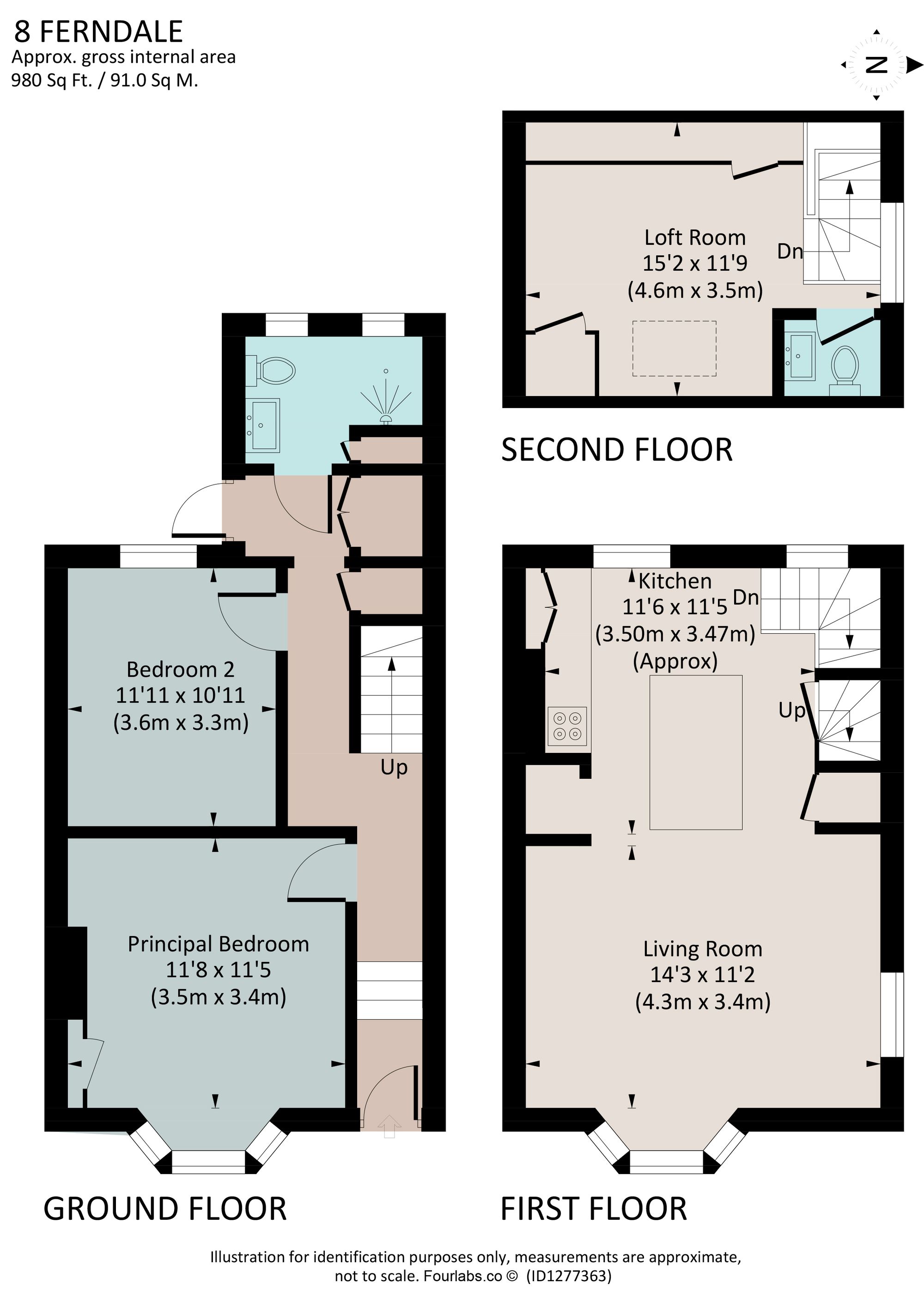 8 Ferndale, Dartmouth, Devon floorplan