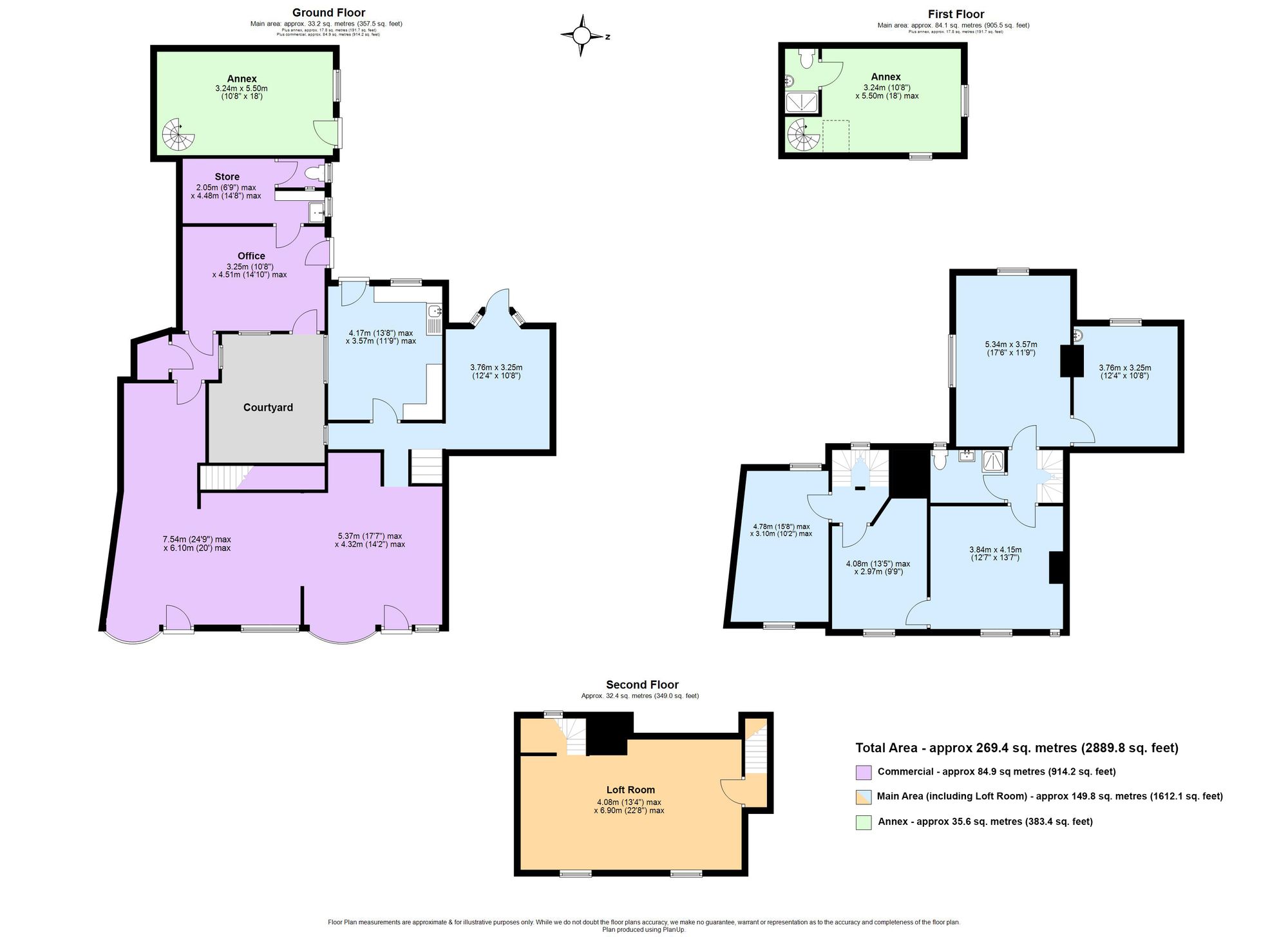 3 Bedroom Mixed Use For Sale - Sun Street, Hitchin, SG5 Floor Plan