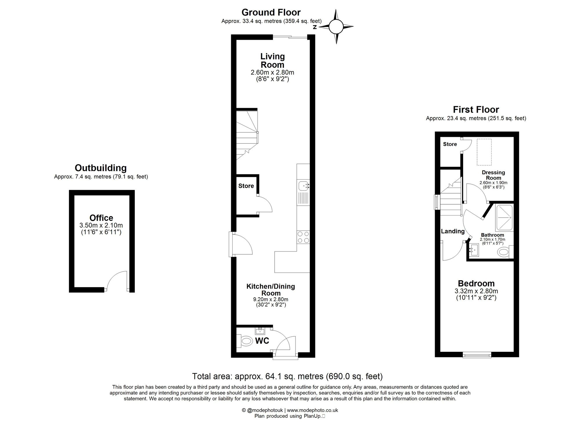 1 Bedroom House For Sale - Cooks Way, Hitchin, SG4 Floor Plan