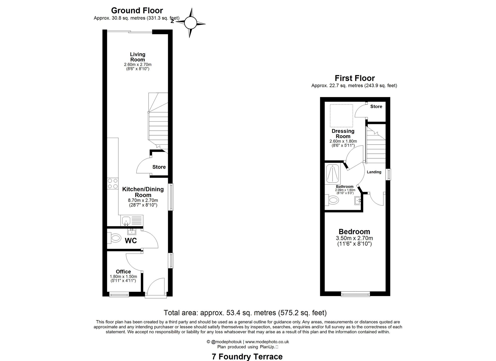 1 Bedroom House For Sale - Cooks Way, Hitchin, SG4 Floor Plan