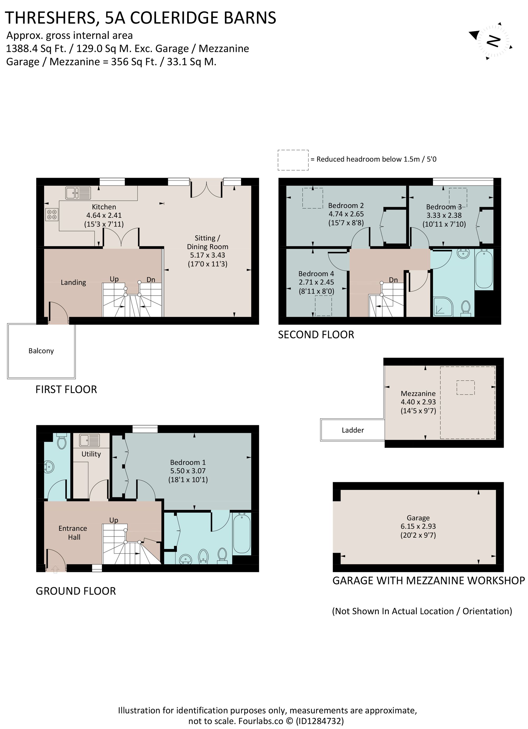 Threshers, Coleridge Barns, Chillington, Devon floorplan