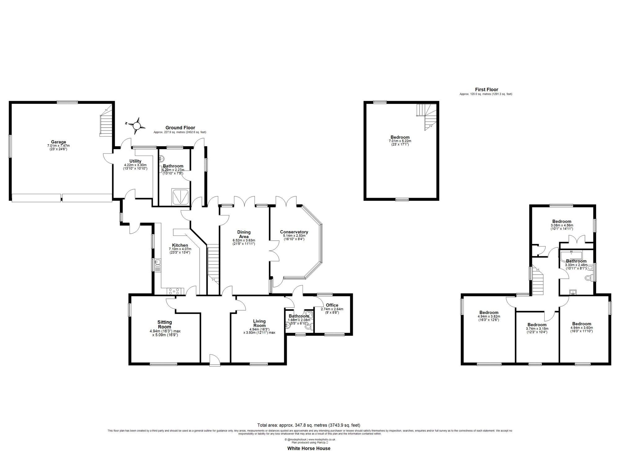 4 Bedroom House For Sale - Fore Street, Weston, SG4 Floor Plan