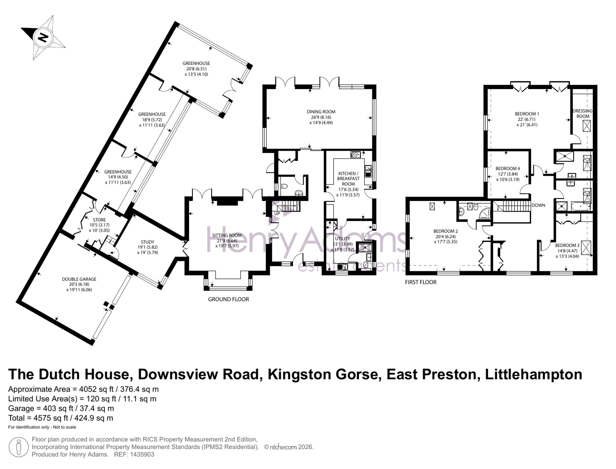Downsview Road, East Preston, BN16 Floor Plans