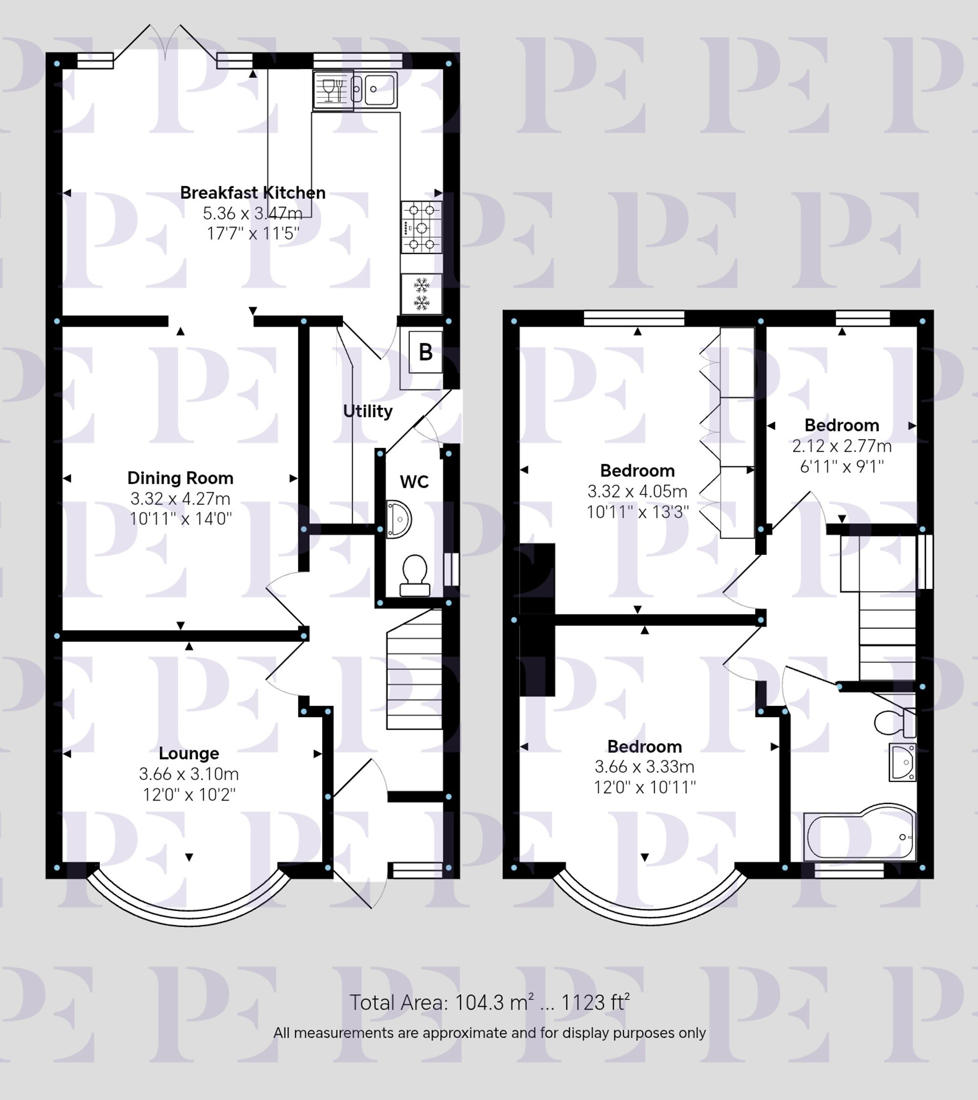 Merevale Avenue, Hinckley, LE10 Floorplan