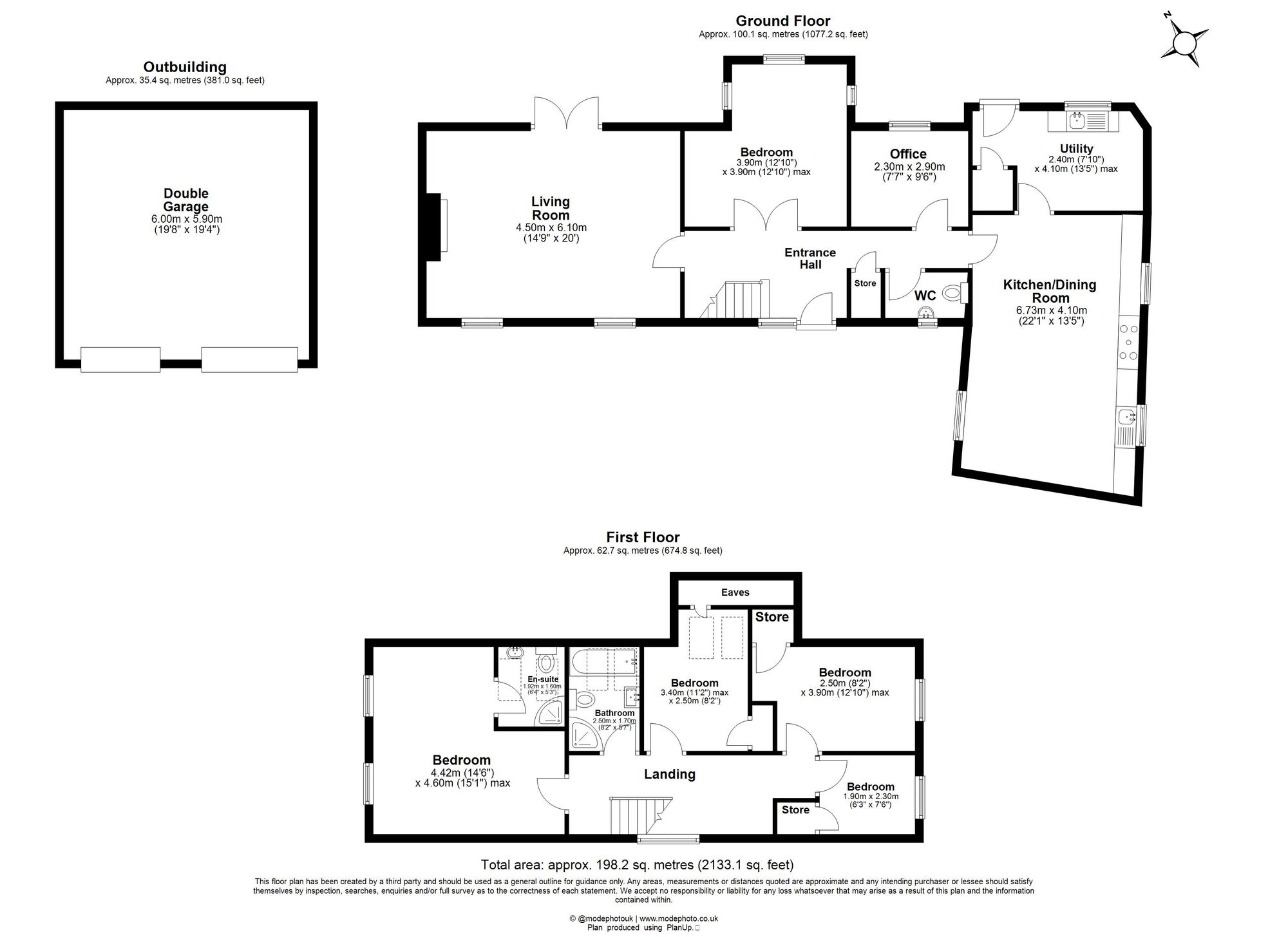 5 Bedroom House For Sale - Purwell Lane, Hitchin, SG4 Floor Plan