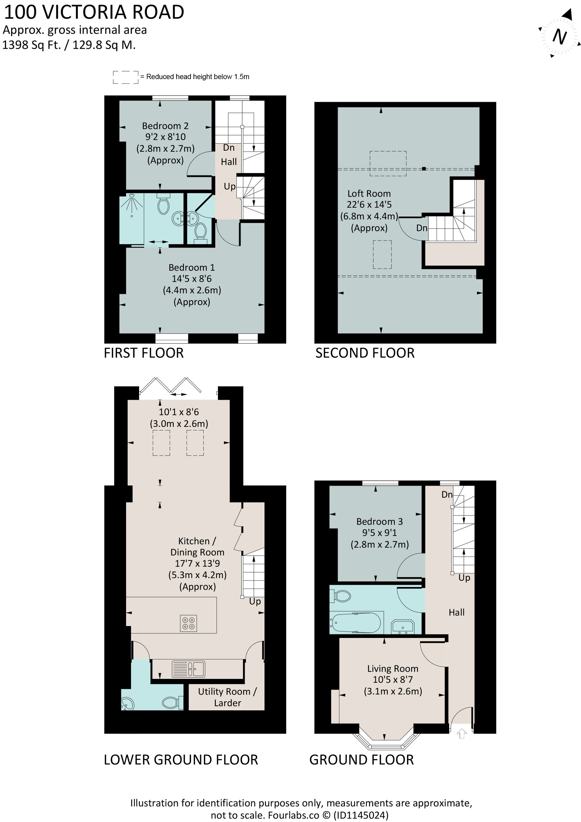 100 Victoria Road, Dartmouth, Devon floorplan