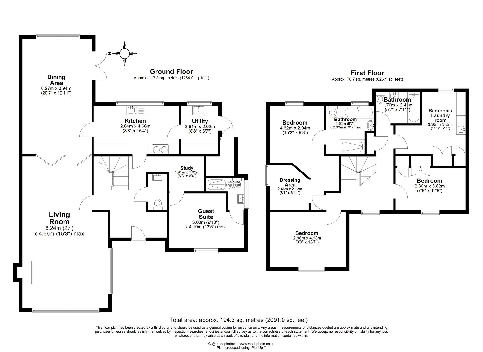 4 Bedroom House For Sale - Church Street, Langford, SG18 Floor Plan