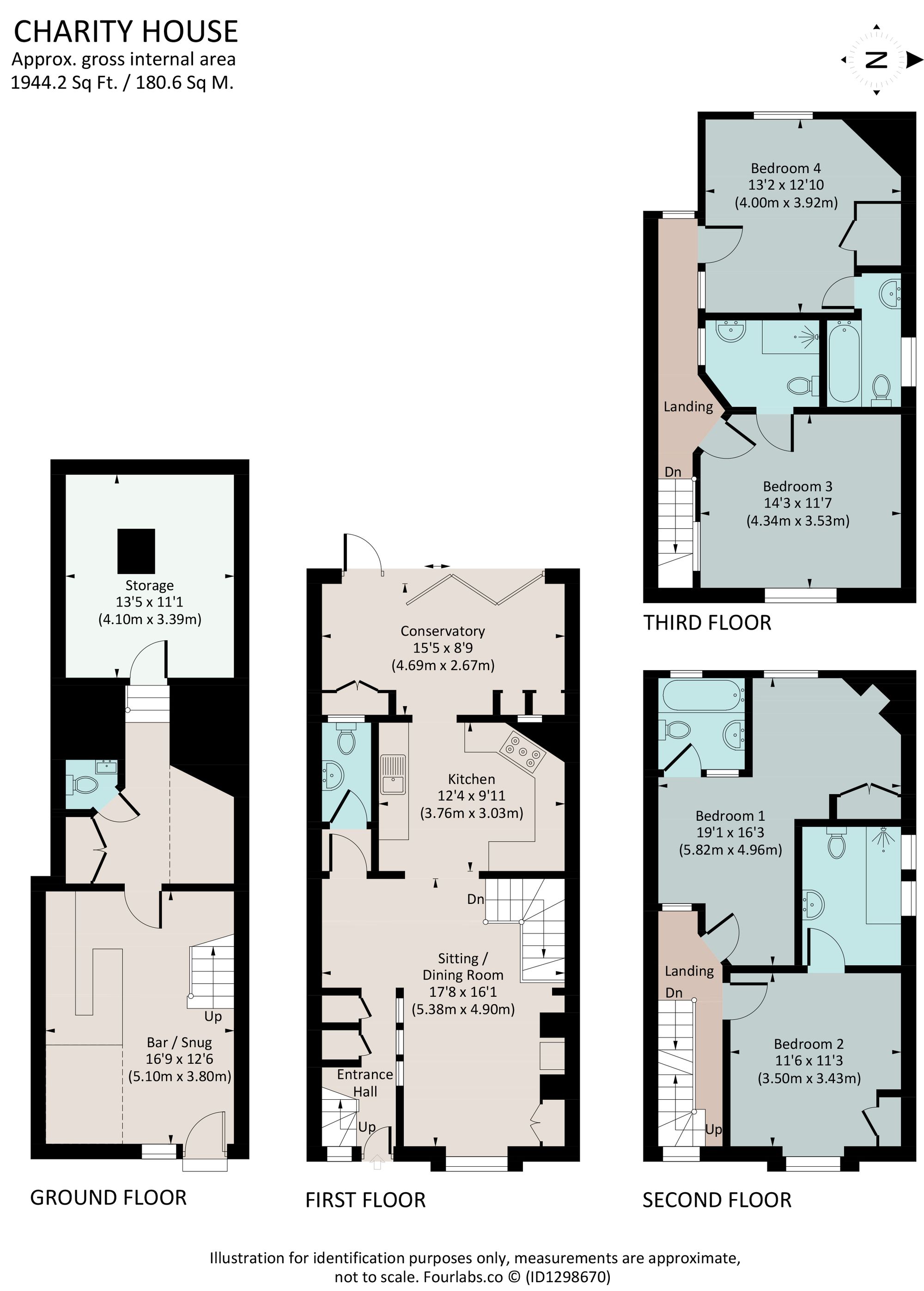 Charity House, Collaford Lane, Dartmouth floorplan