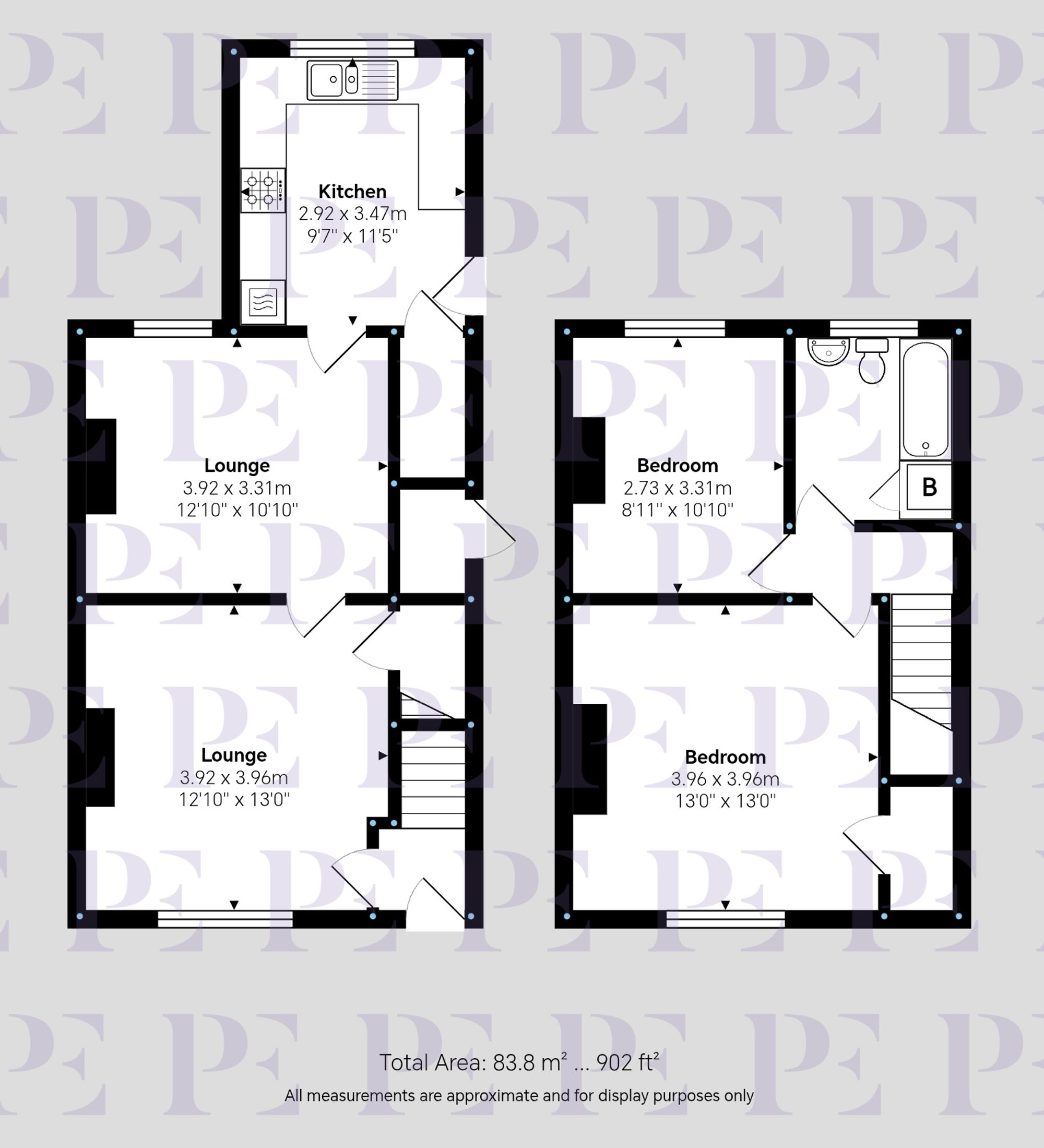 Merevale Avenue, Hinckley, LE10 Floorplan