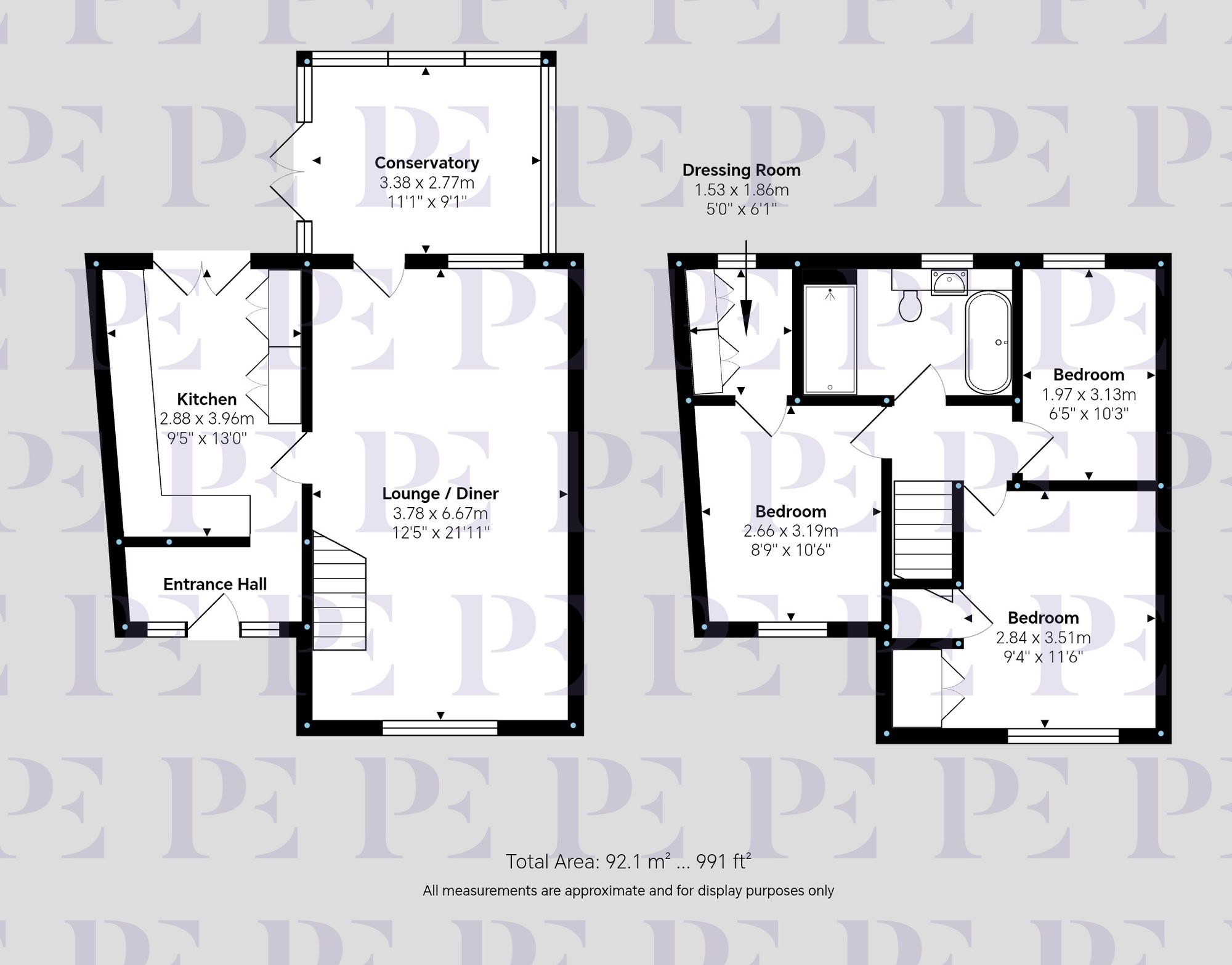 Severn Avenue, Hinckley, LE10 Floorplan