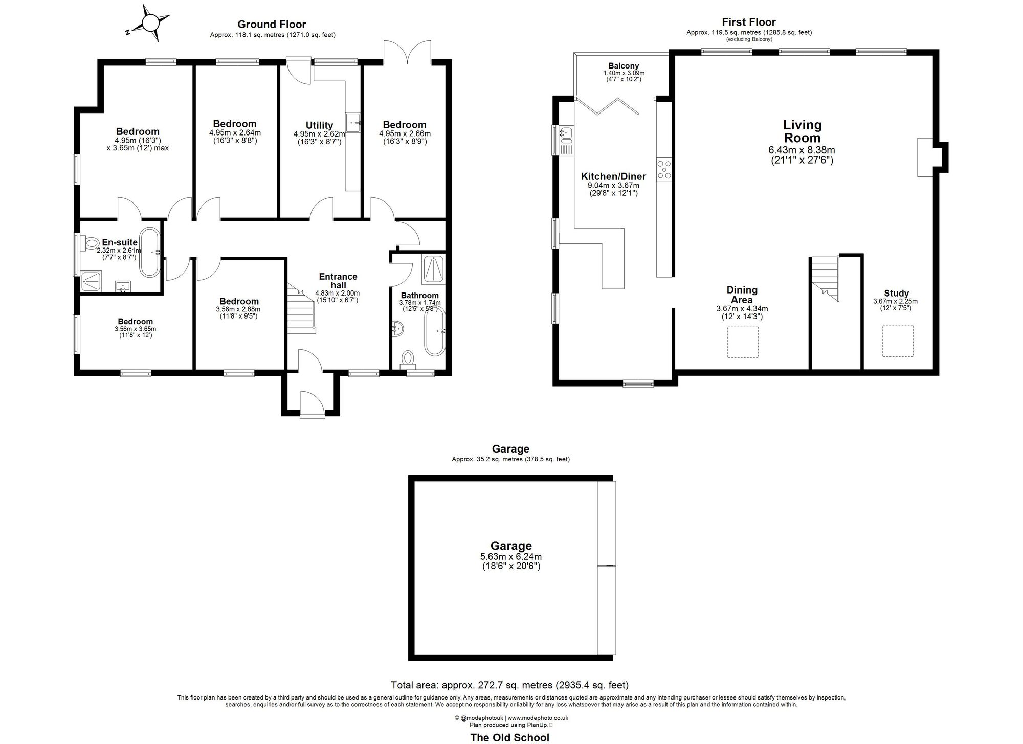 5 Bedroom House For Sale - Church Street, Shillington, SG5 Floor Plan