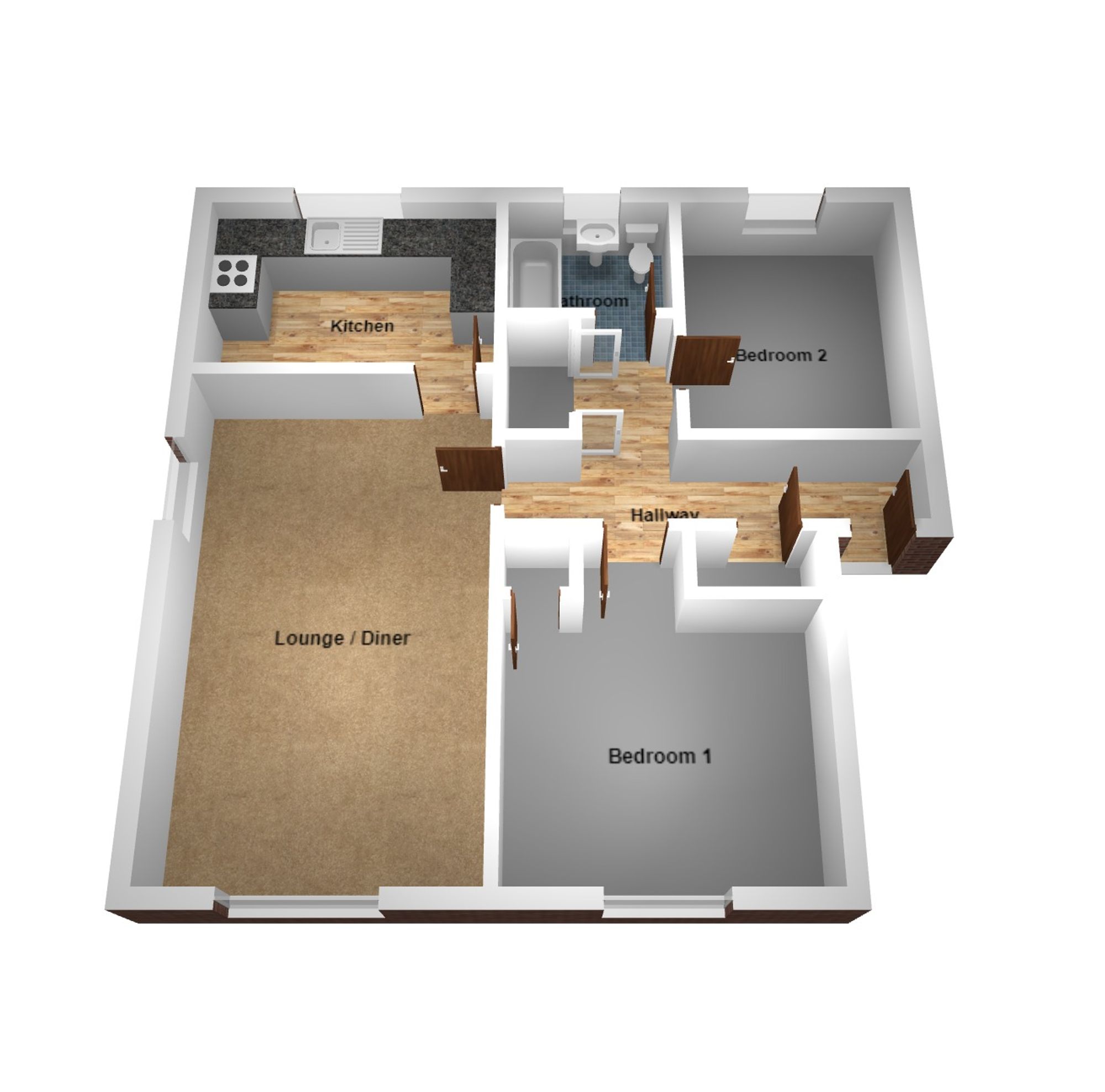 Floorplan for 3D Floorplan 