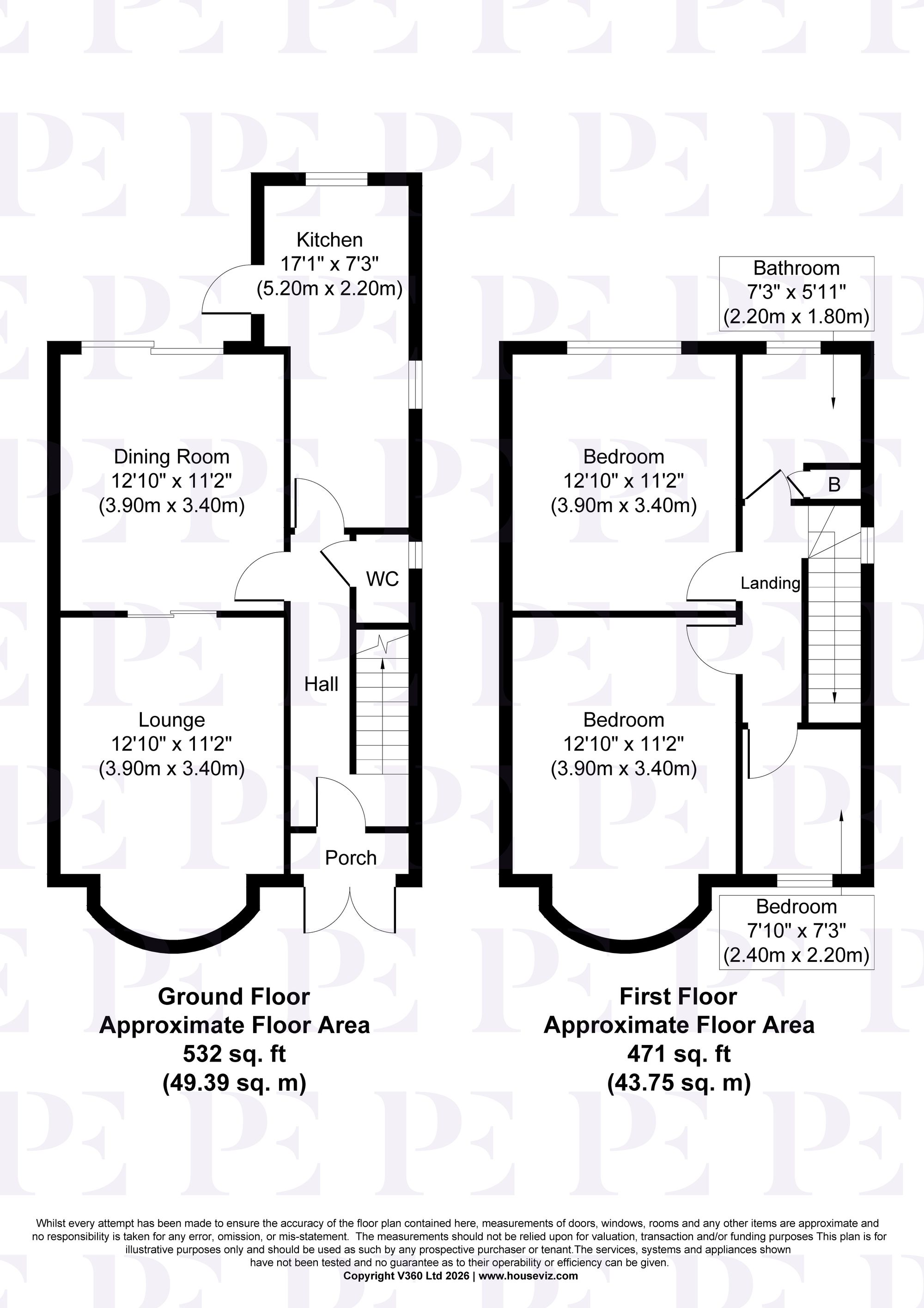 Barrie Road, Hinckley, LE10 Floorplan
