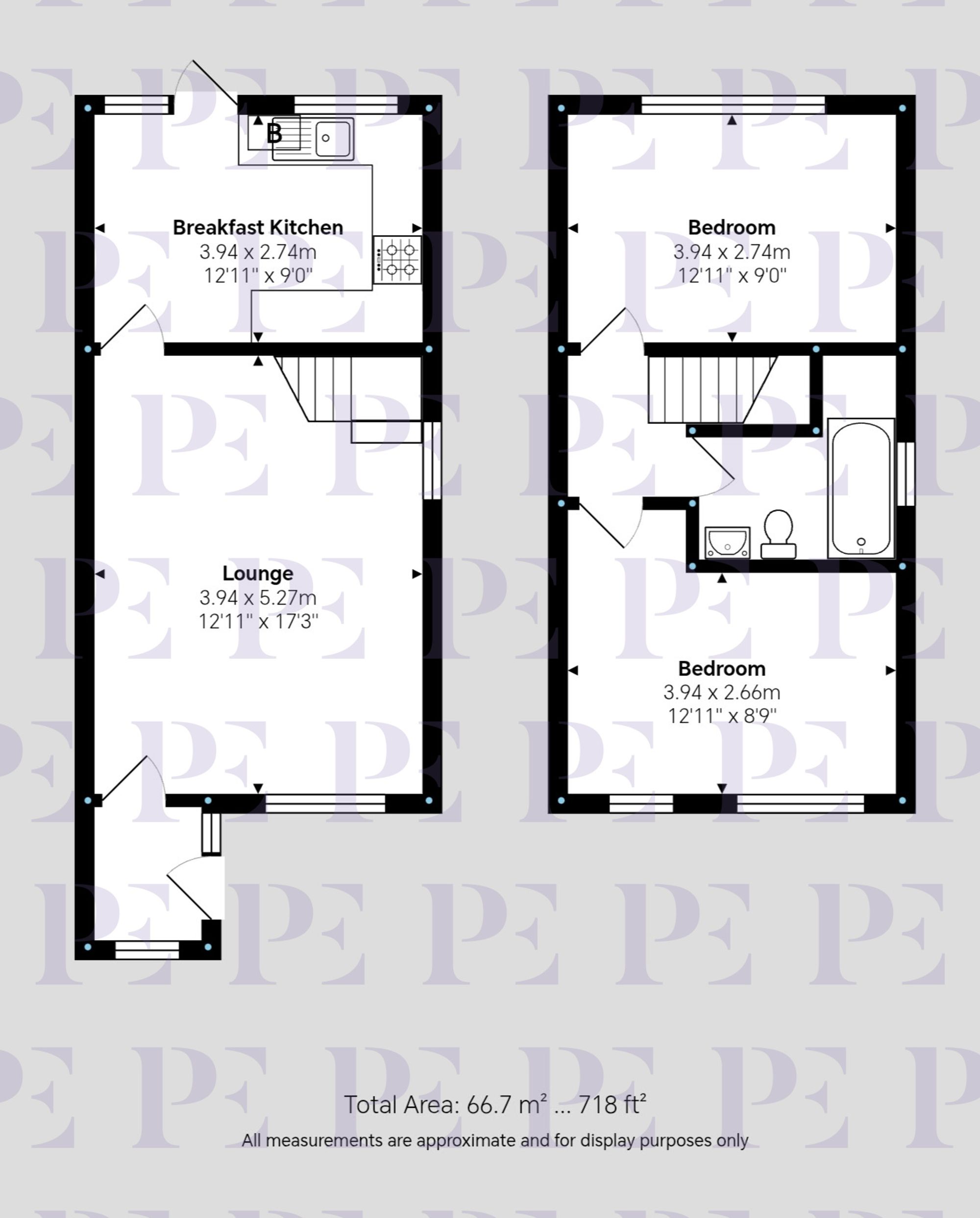 Lilac Close, Burbage, LE10 Floorplan