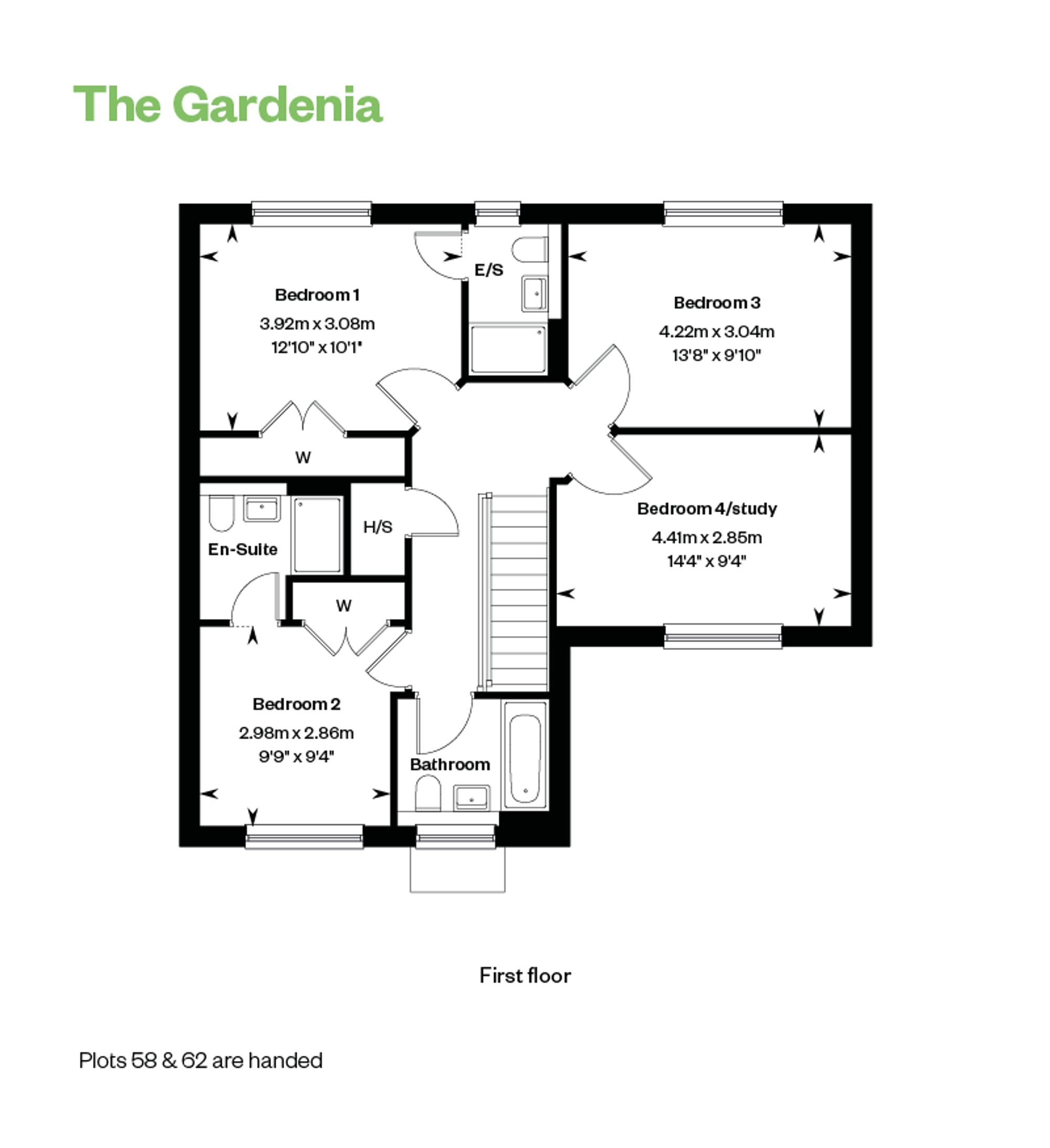 4 Bedroom House For Sale - Arlesey Road, Stotfold, SG5 Floor Plan