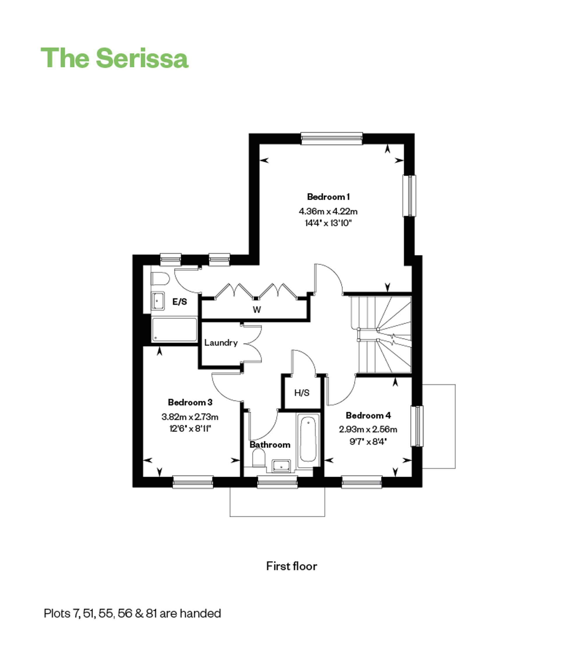 4 Bedroom House For Sale - Arlesey Road, Stotfold, SG5 Floor Plan
