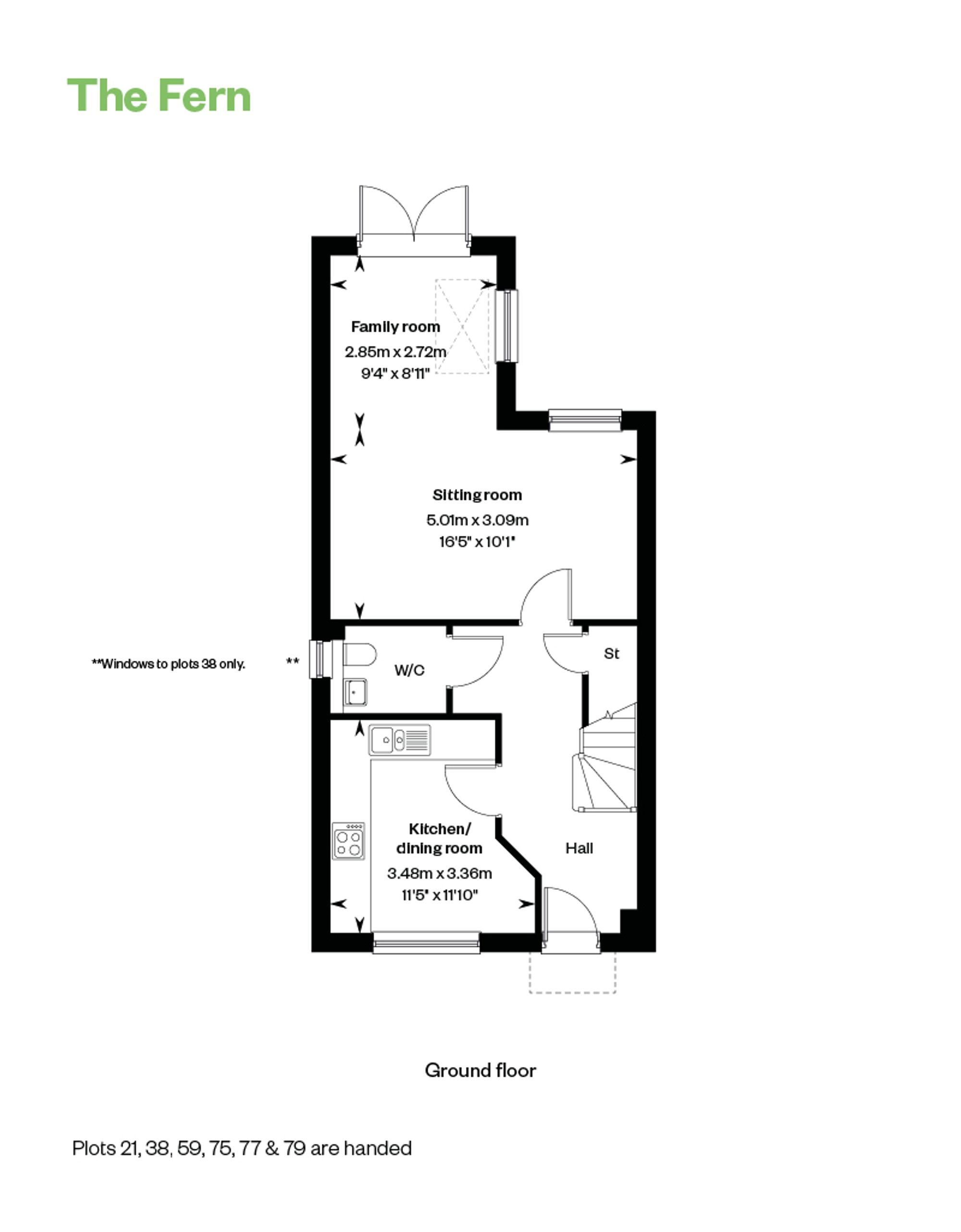 3 Bedroom House For Sale - Arlesey Road, Stotfold, SG5 Floor Plan