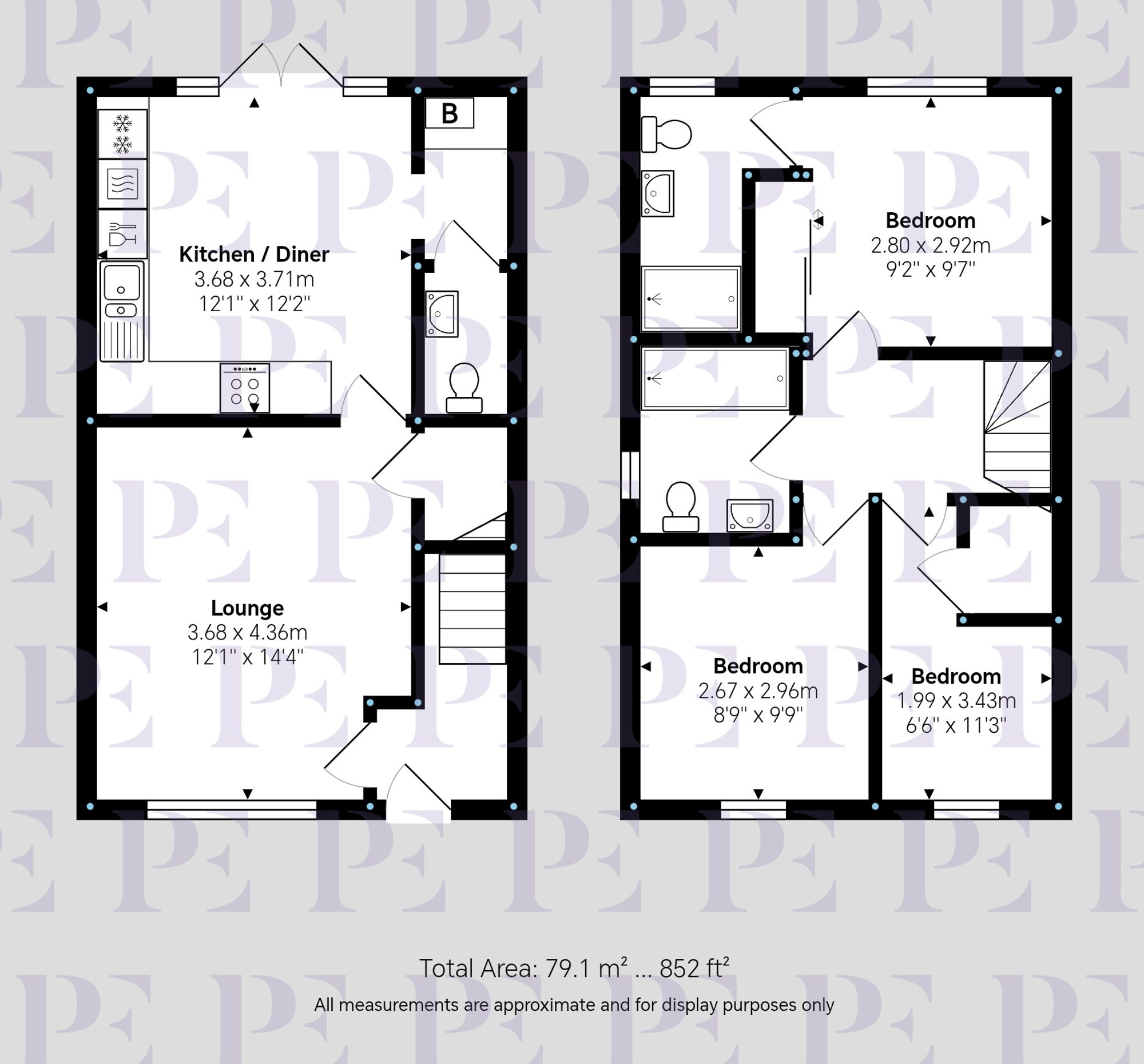 Holywell Fields, Hinckley, LE10 Floorplan