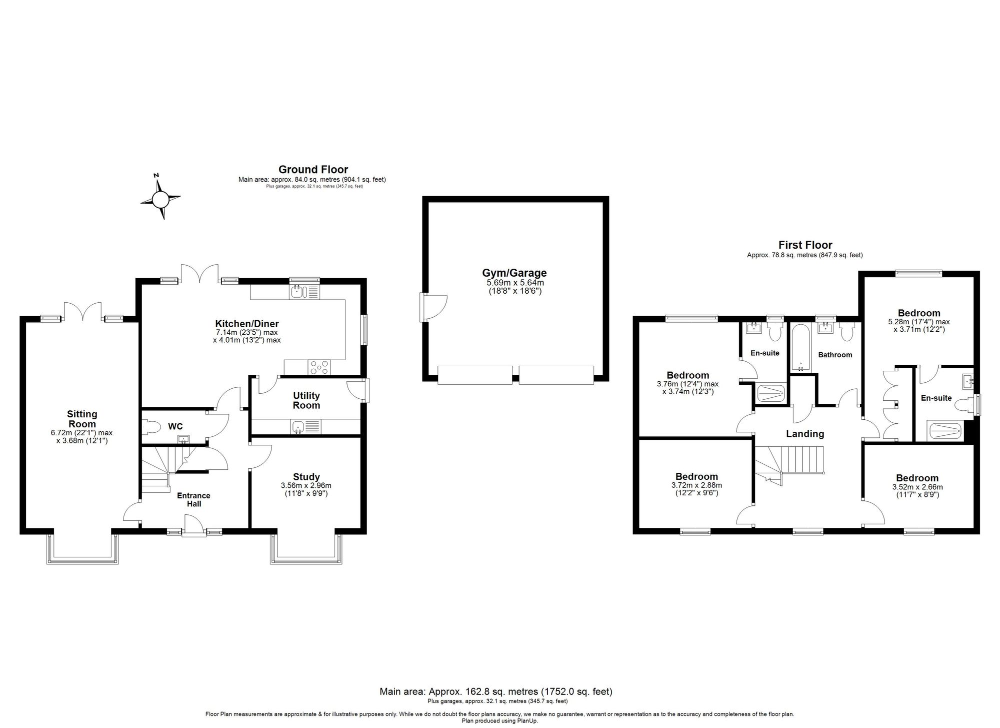 4 Bedroom House For Sale - Loganberry Way, Lower Stondon, SG16 Floor Plan