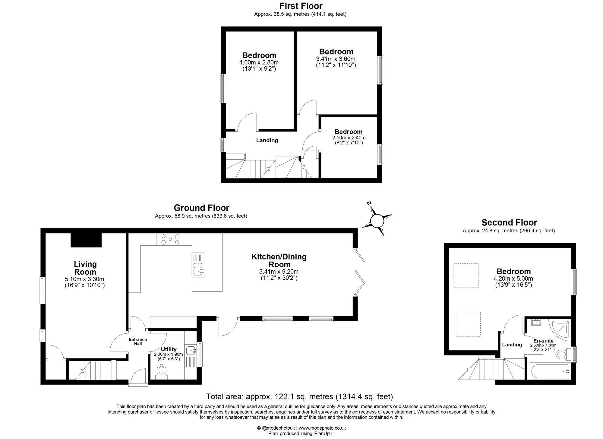 4 Bedroom House For Sale - Meppershall Road, Upper Stondon, SG16 Floor Plan