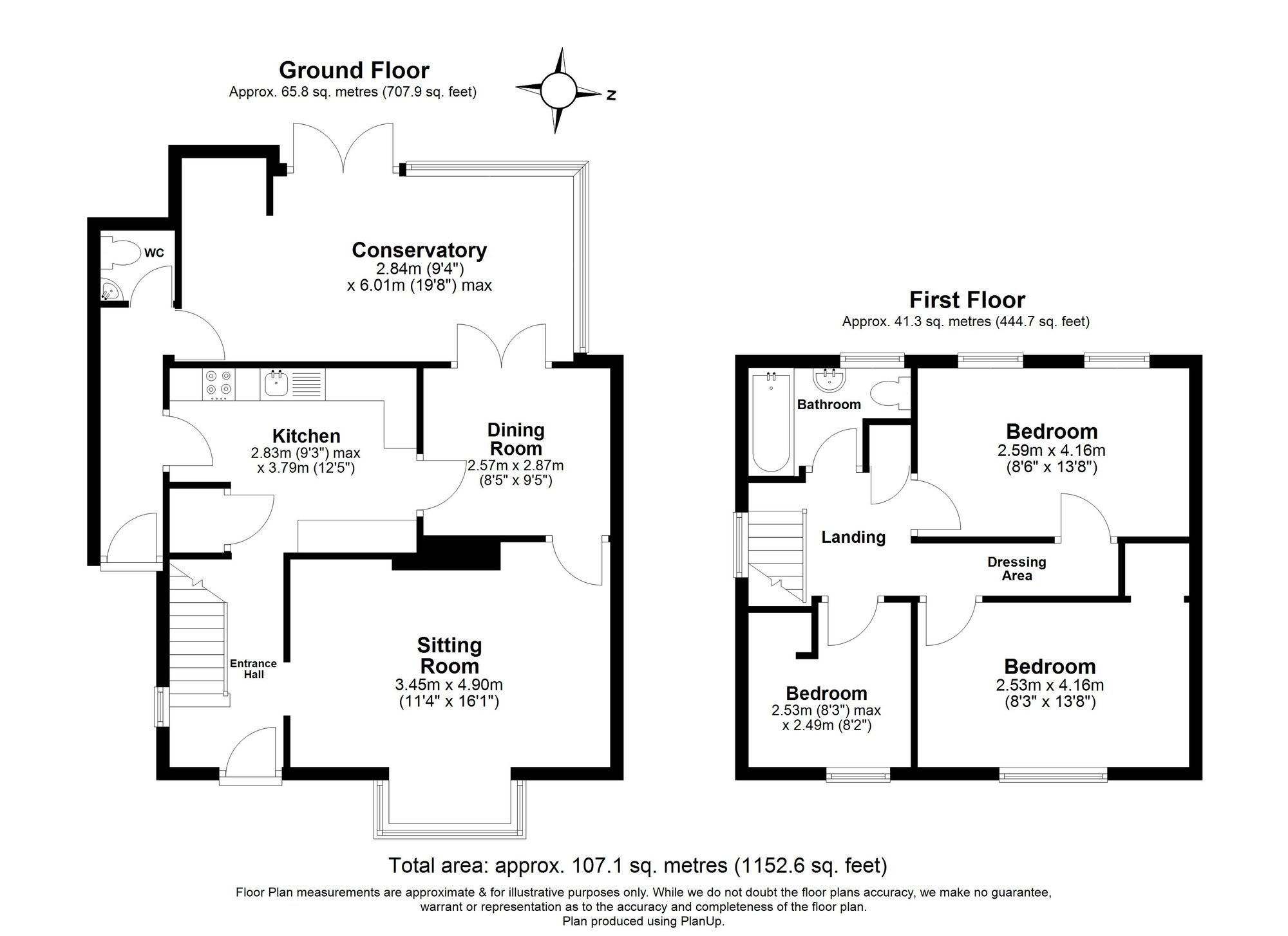 3 Bedroom House For Sale - Eastern Way, Letchworth Garden City, SG6 Floor Plan