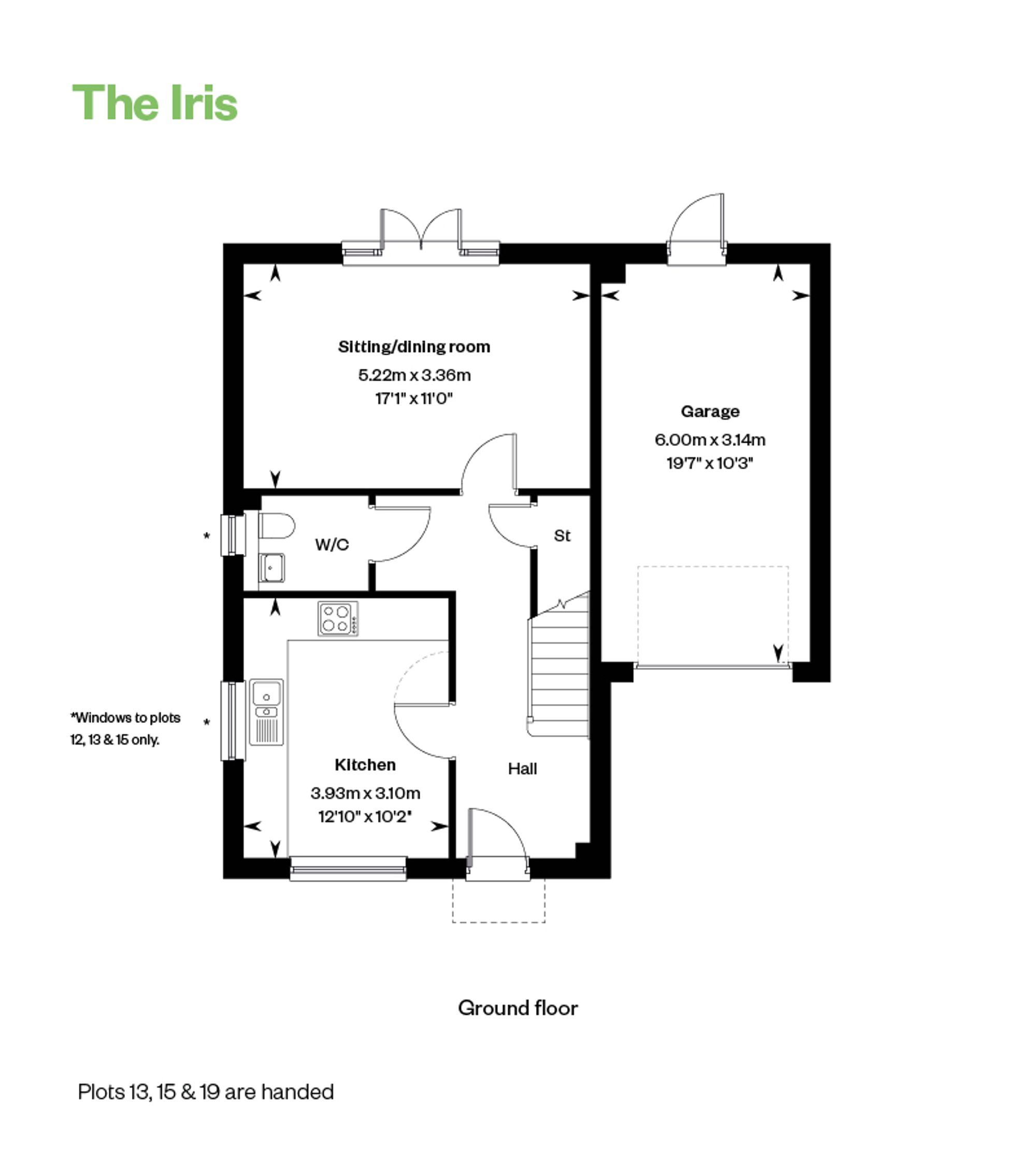 3 Bedroom House For Sale - Arlesey Road, Stotfold, SG5 Floor Plan