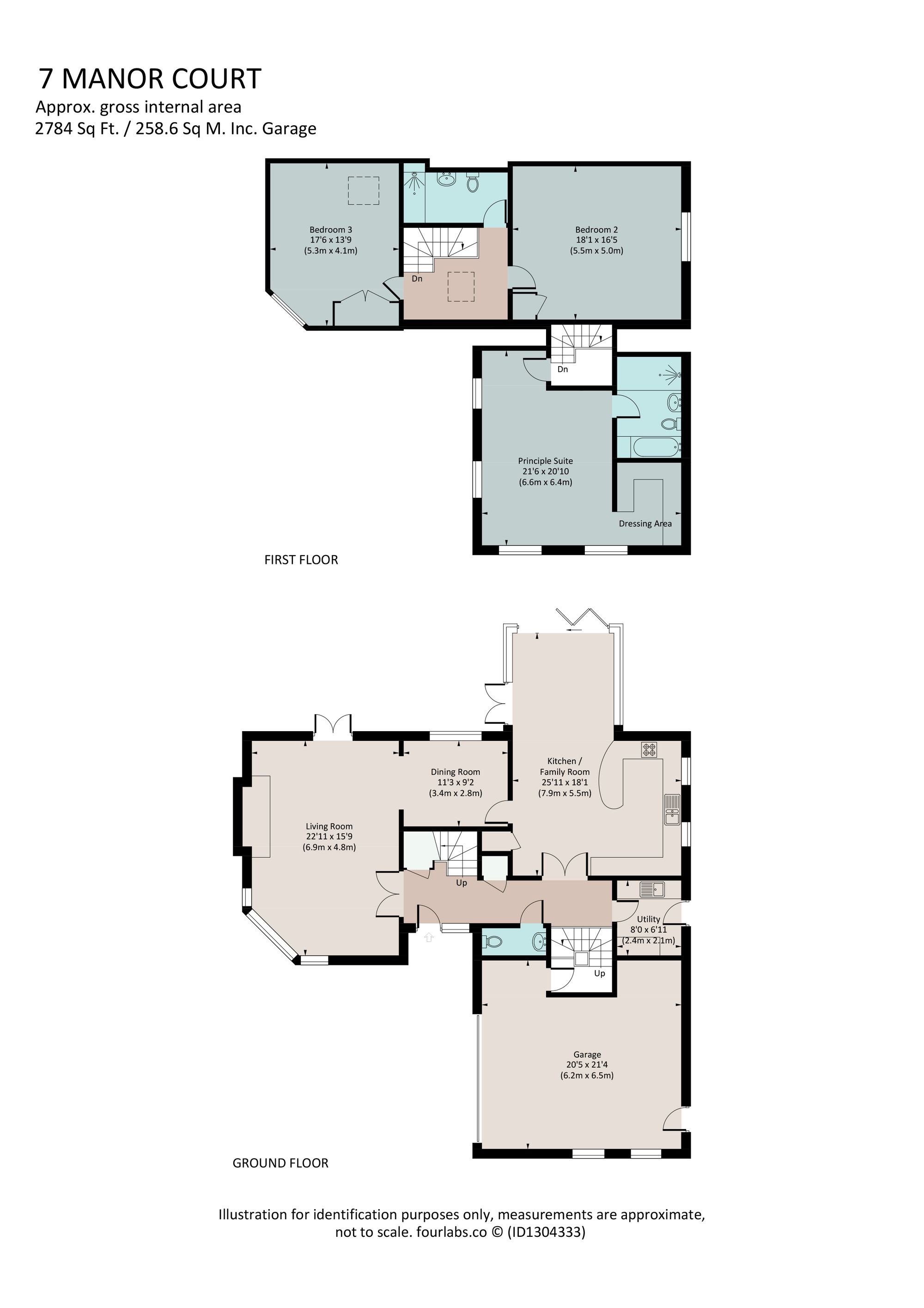 7 Manor Court, Stoke Fleming, Dartmouth floorplan