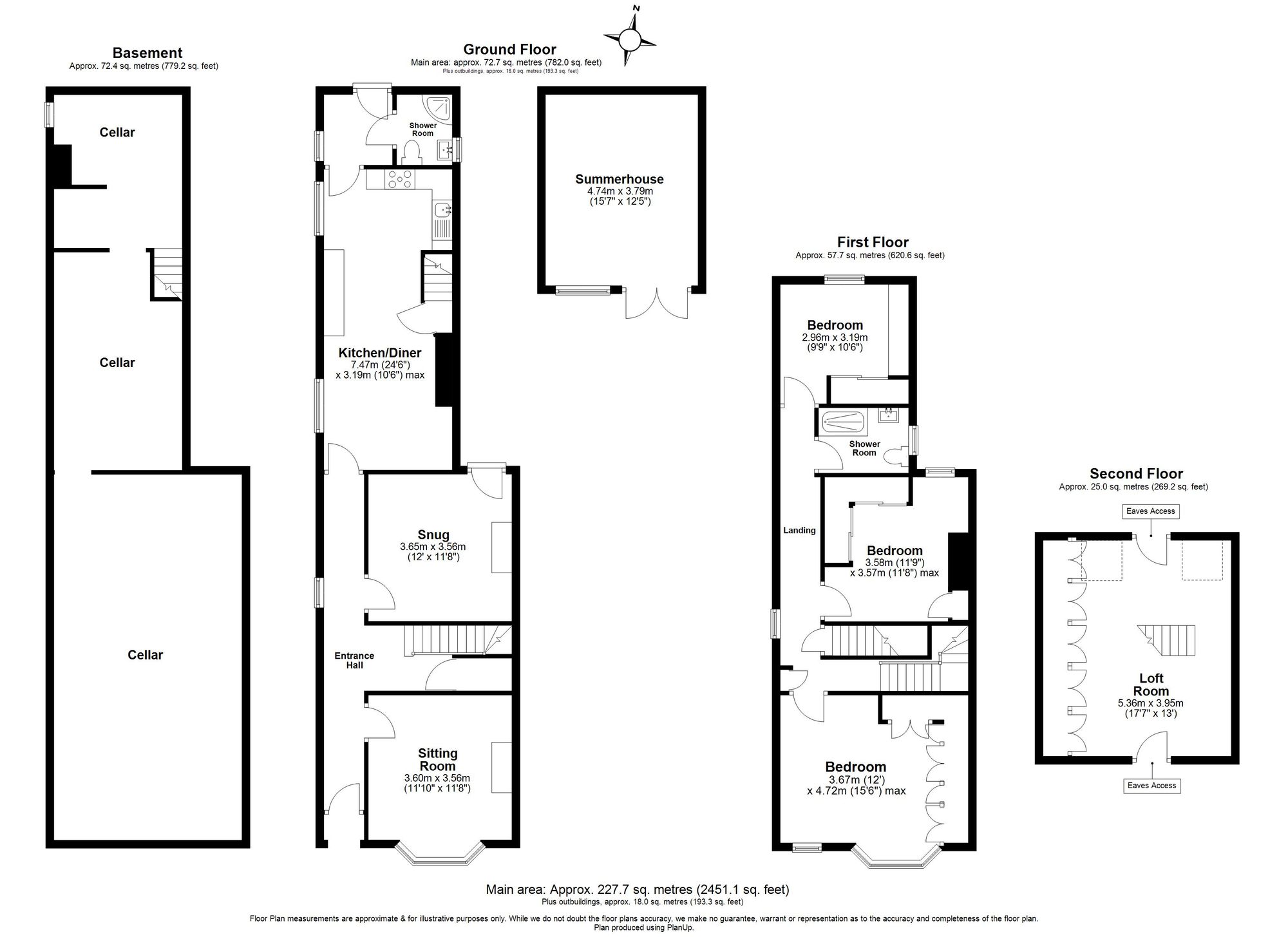 3 Bedroom House For Sale - Upper Tilehouse Street, Hitchin, SG5 Floor Plan