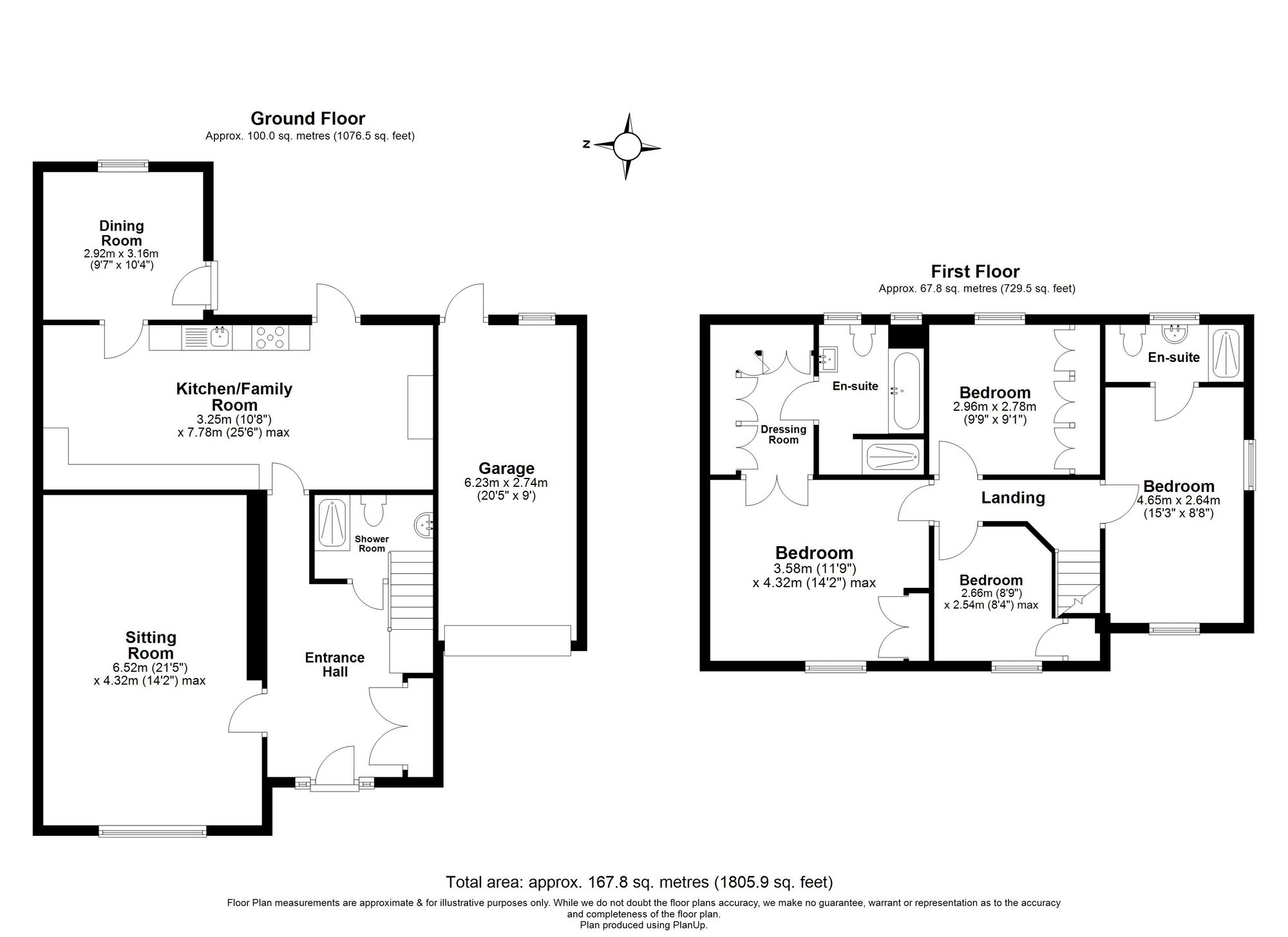 4 Bedroom House For Sale - Bury Road, Shillington, SG5 Floor Plan