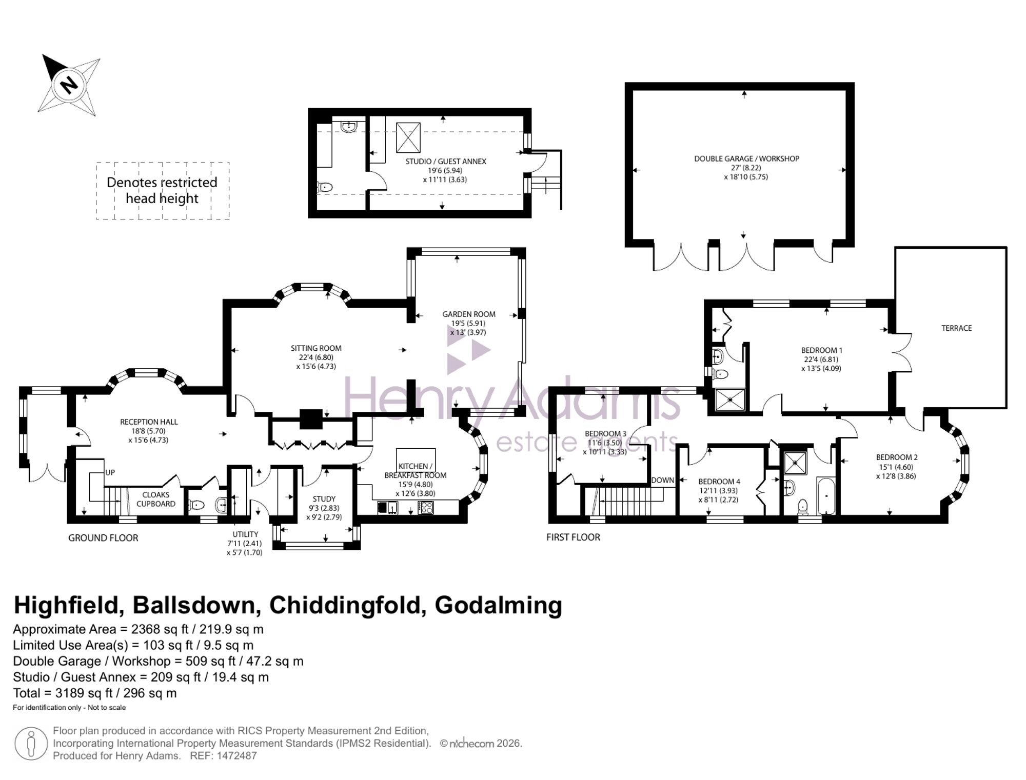 Ballsdown, Chiddingfold, GU8 Floor Plans