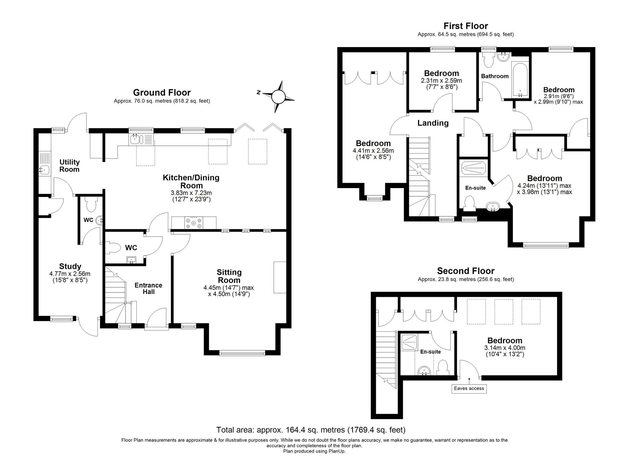 5 Bedroom House For Sale - Bedford Road, Henlow, SG16 Floor Plan