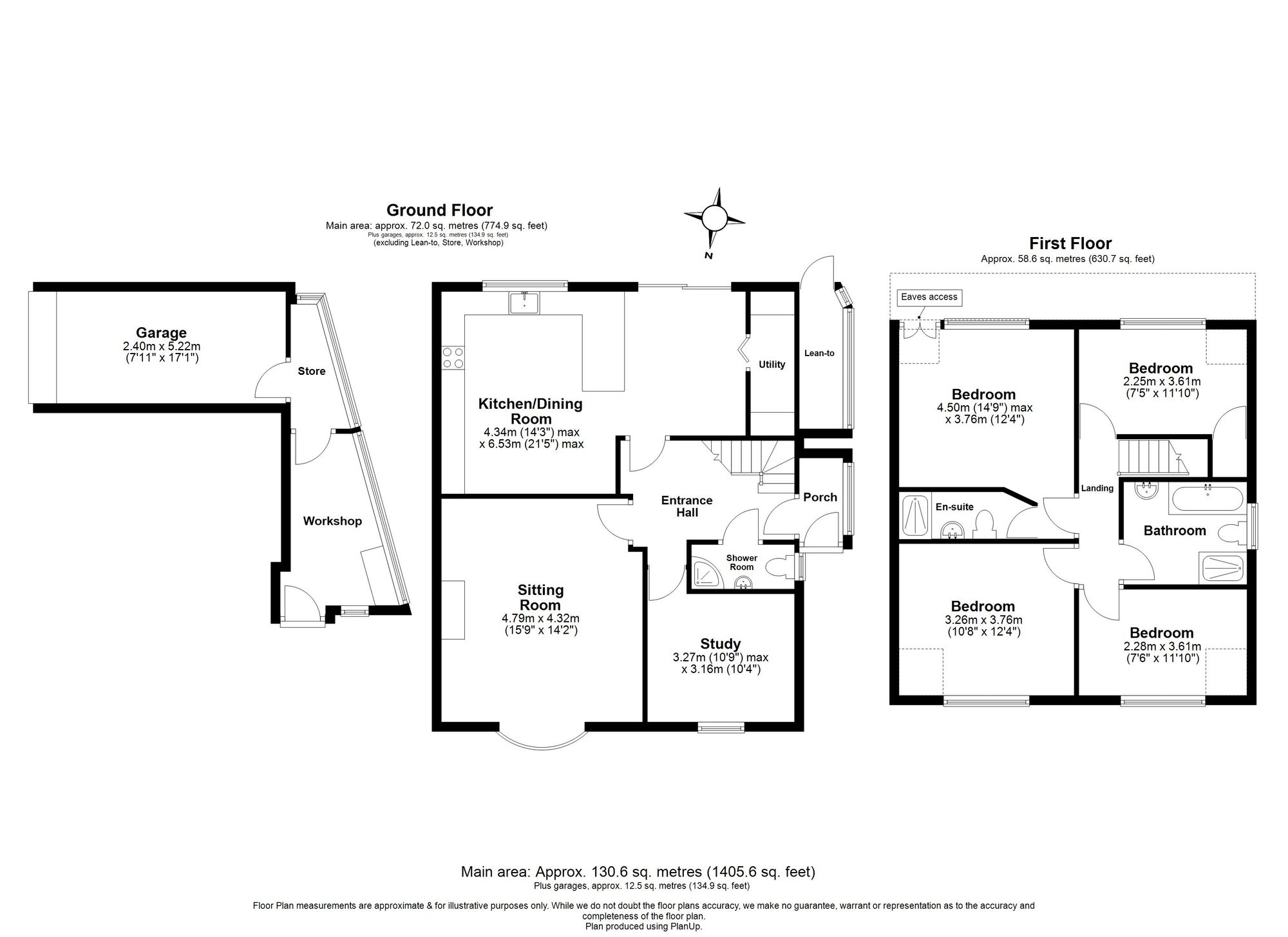 4 Bedroom House For Sale - Brownings Lane, Breachwood Green, SG4 Floor Plan