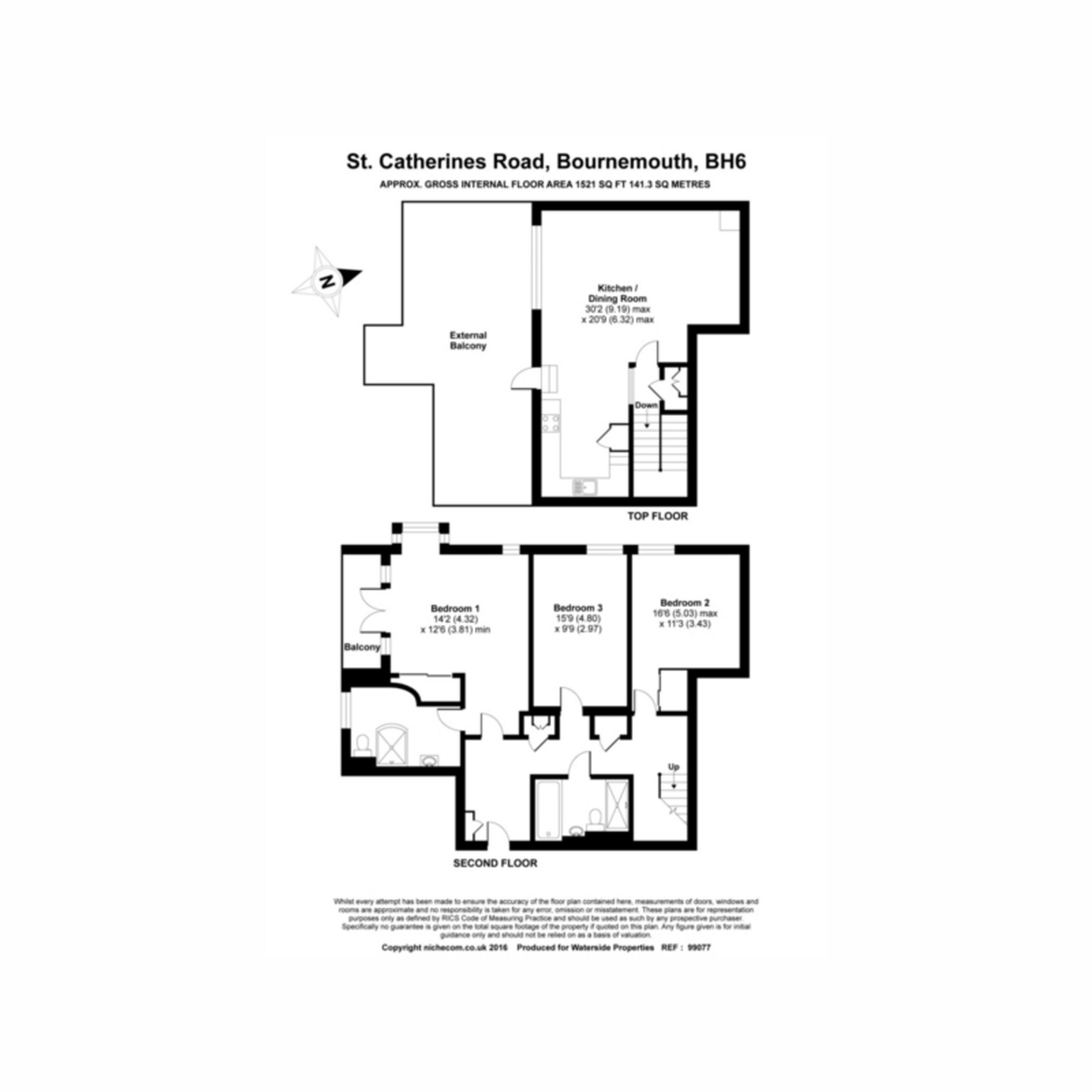 Admirals Point, 39-41 St Catherines Road, Southbourne, BH6 4AG floorplan