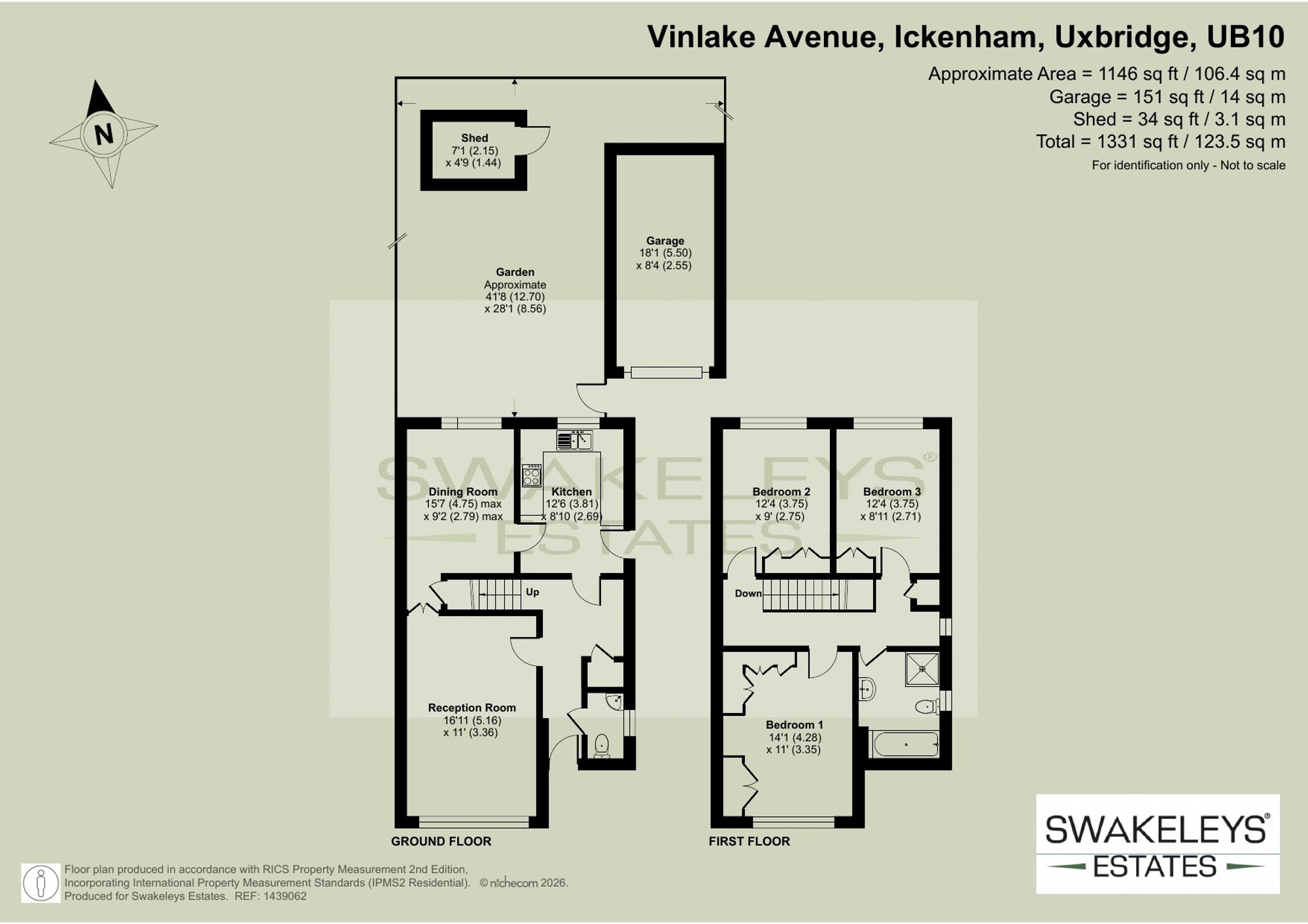 Floor plan for Vinlake Avenue